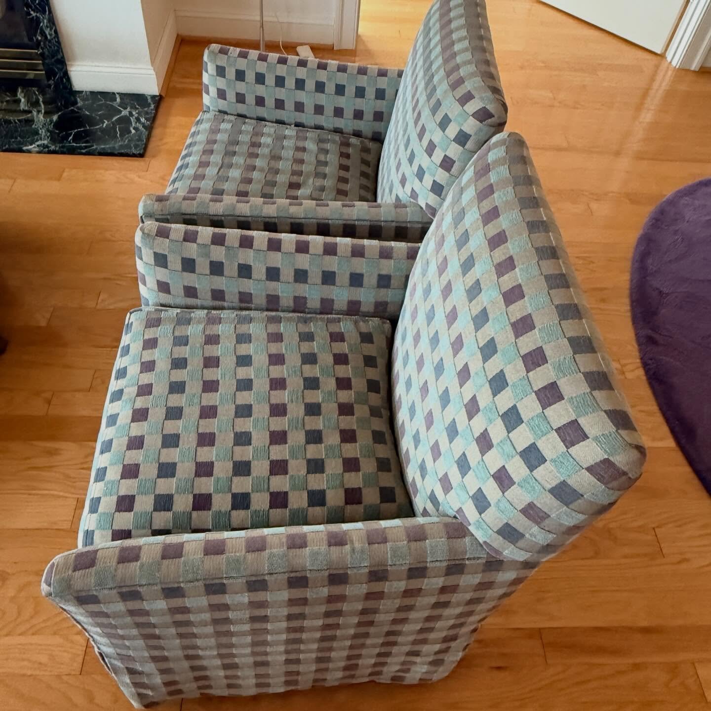 Check Mate
.
.
.
.
.
#clubchairs
#pairofchairs  #skirtedchairs
#livecolorfully