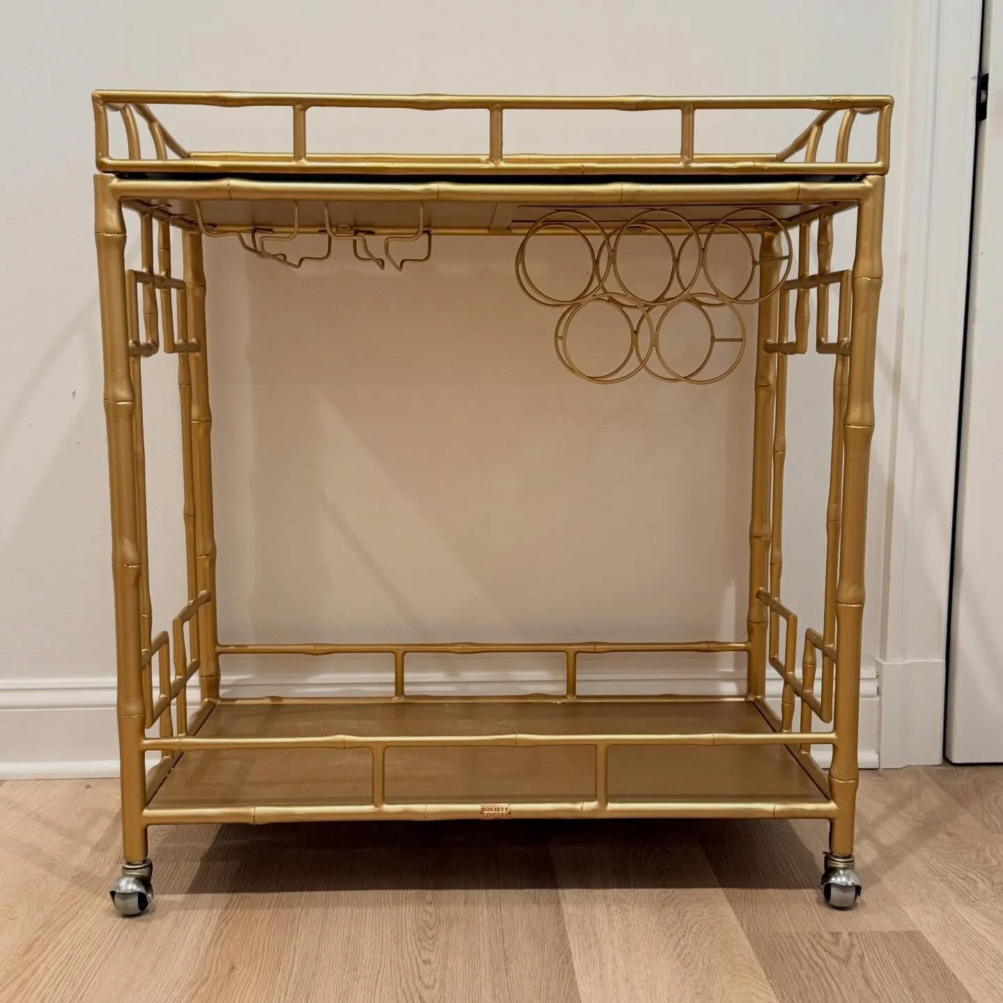 More Snow = More Cocktails
.
.
.
.
.
#societysocial
#barcart 
#drinkcart
#homebar