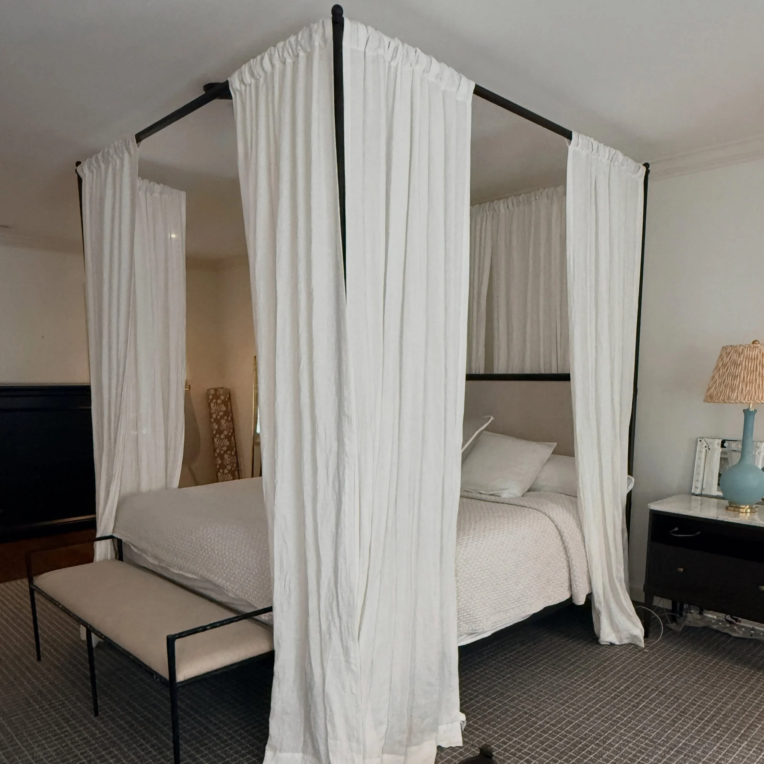 Canopy bed kind of day&hellip;
.
.
.
.
.
#rh
#canopybed
#posterbed
#moderncanopybed
#rhstyle