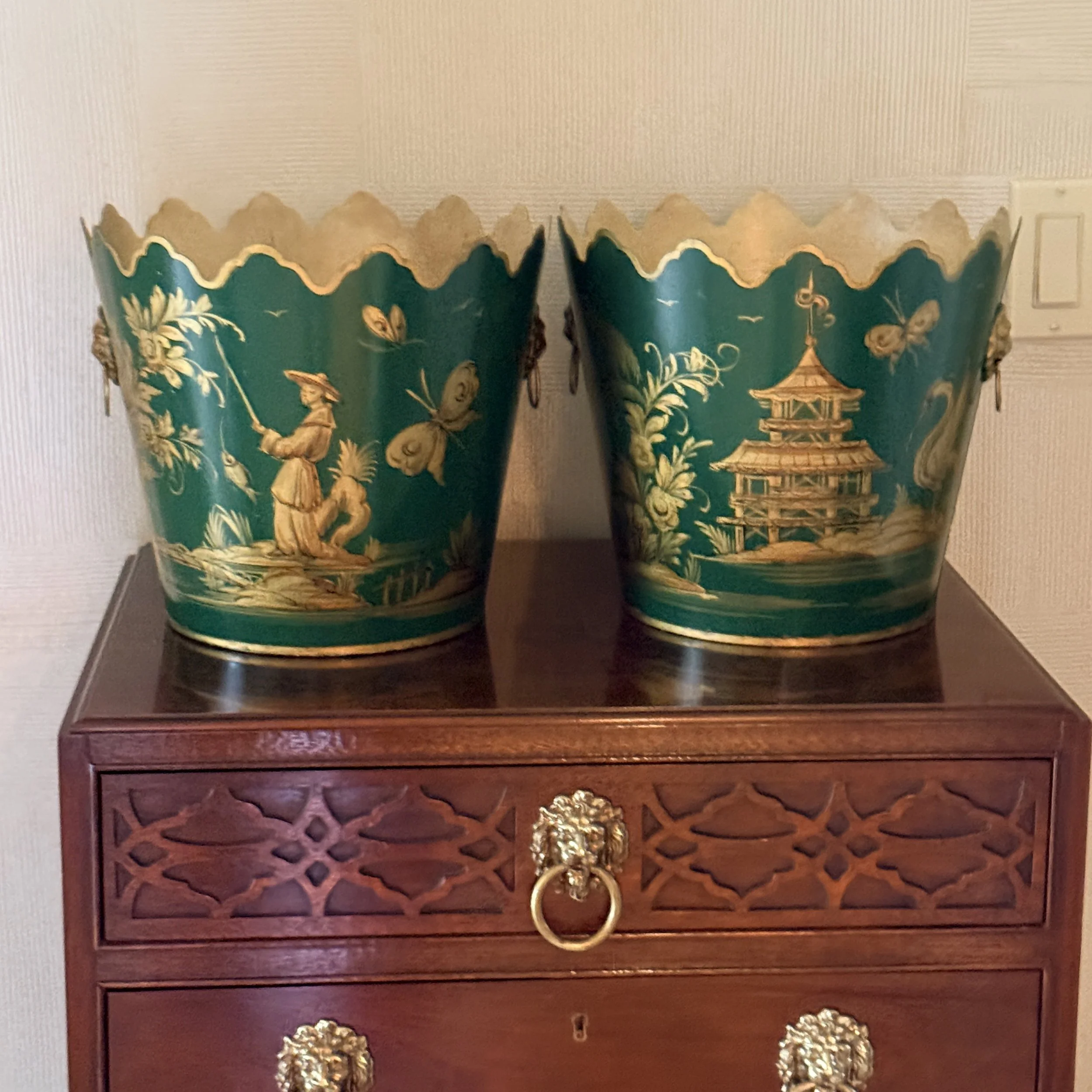 Pair of Tole Buckets