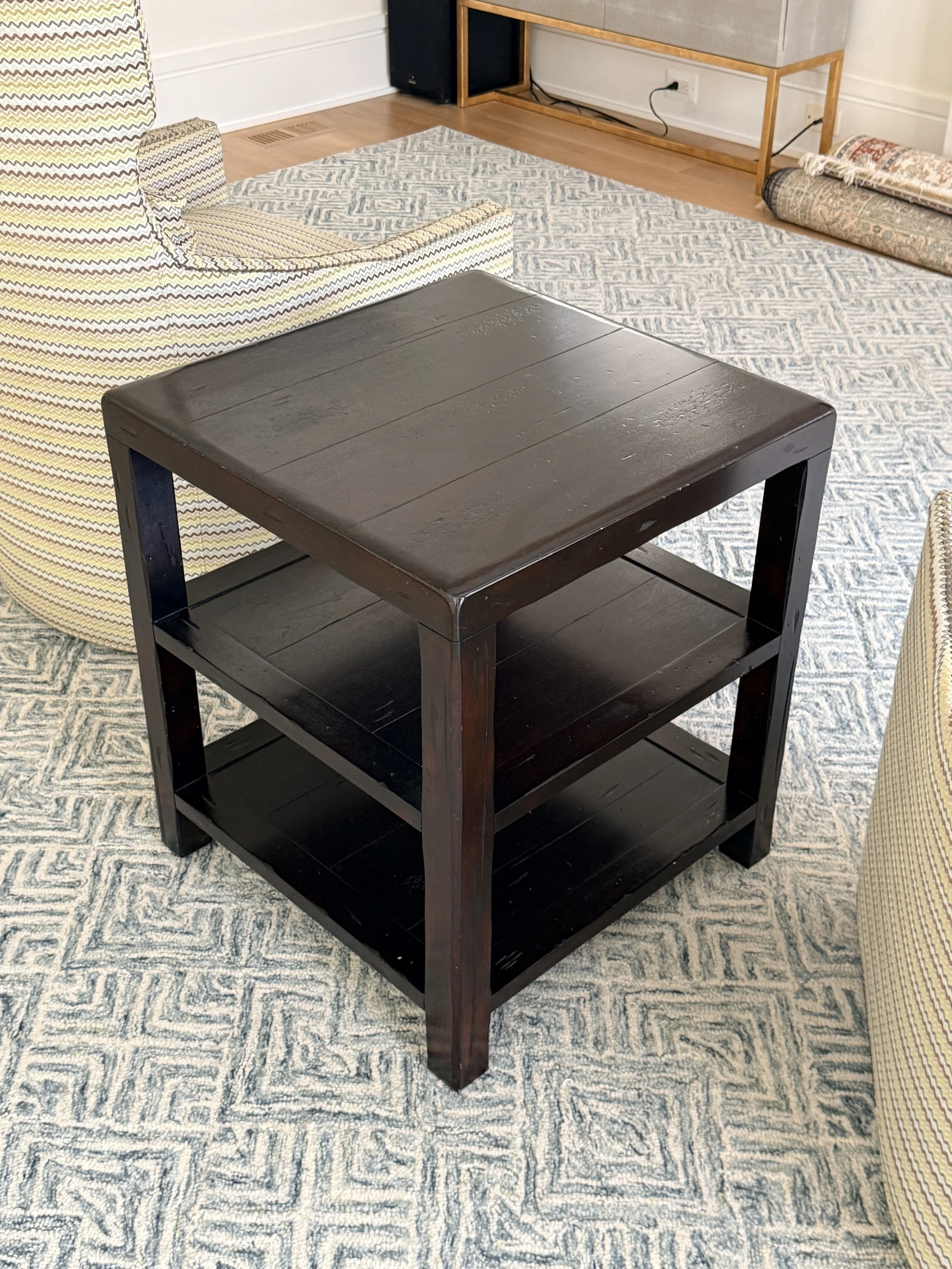 Pottery Barn Square Side Table 