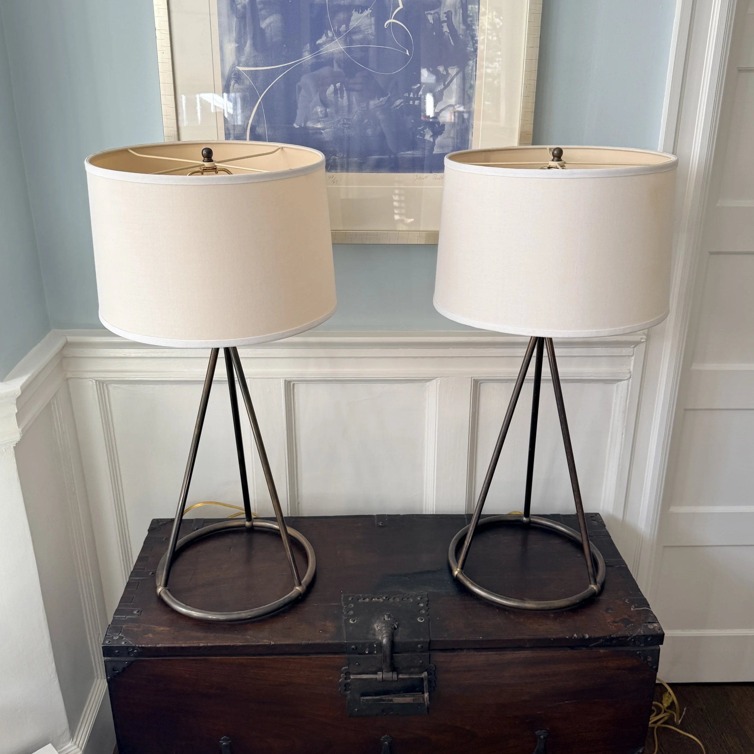Pair Thomas O'Brien Nina Tapered Table Lamps