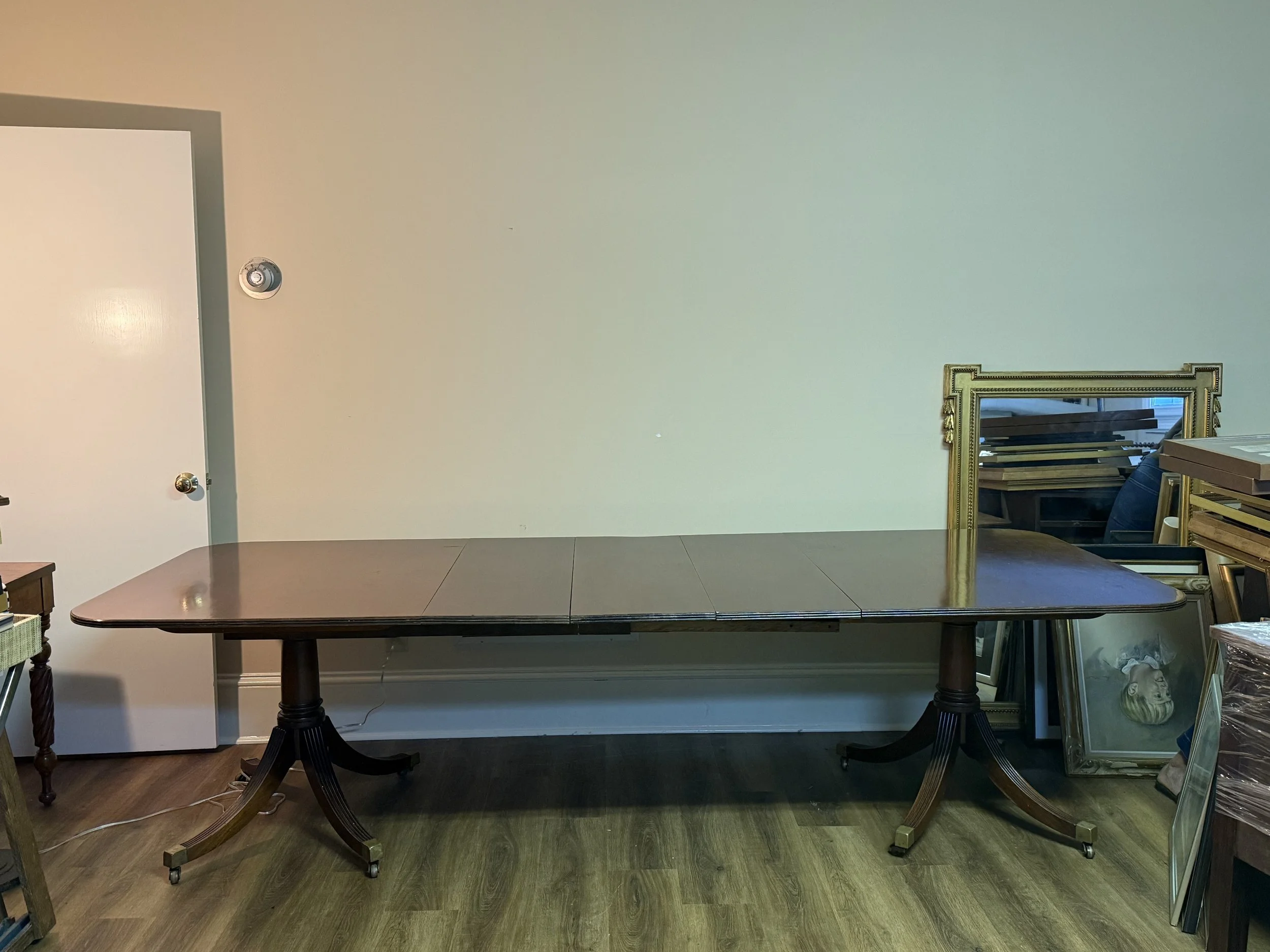 Dining Table with 3 Leaves by Baker - NASHVILLE