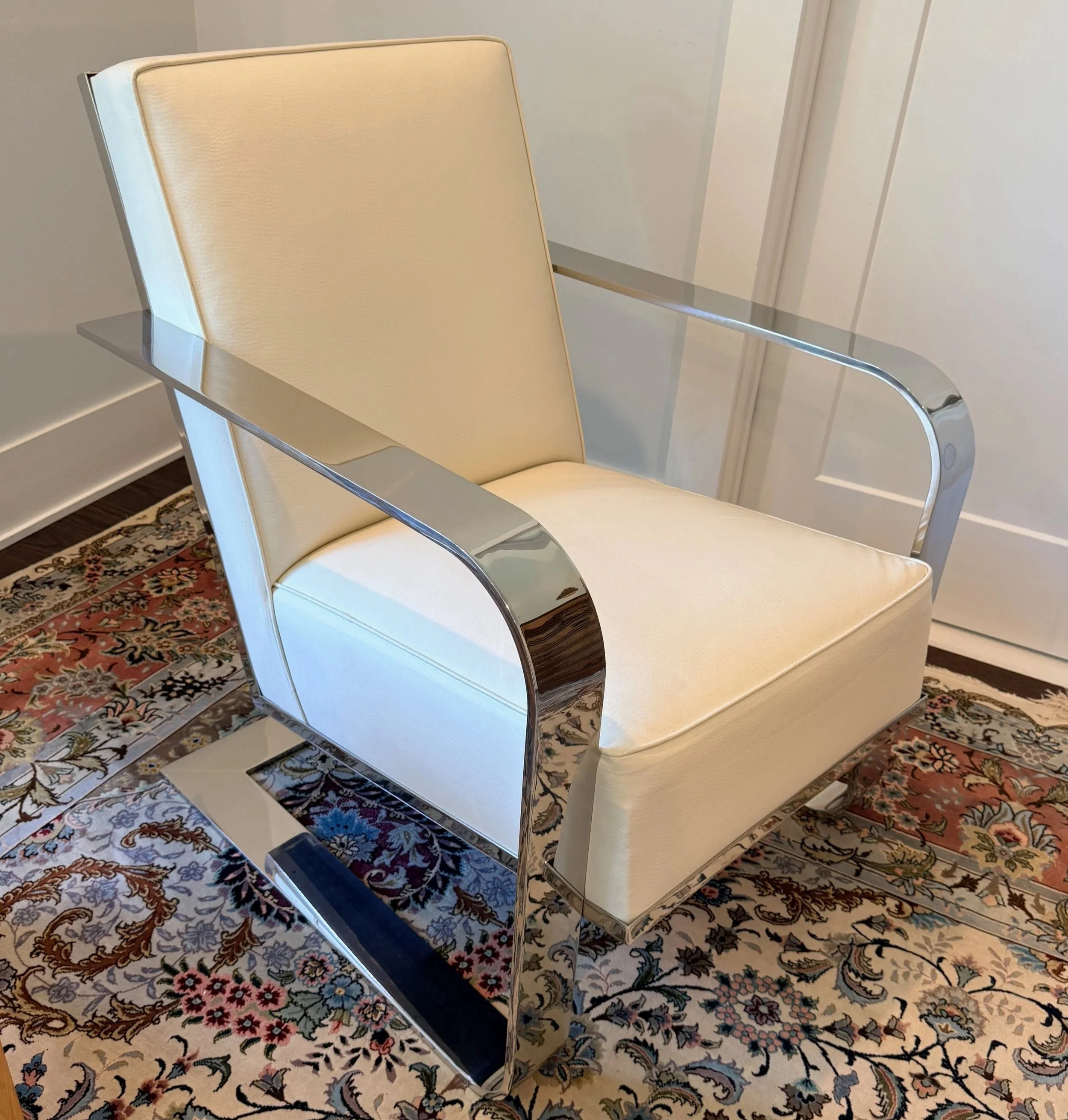 Ralph Lauren Leather Penthouse Chair 
