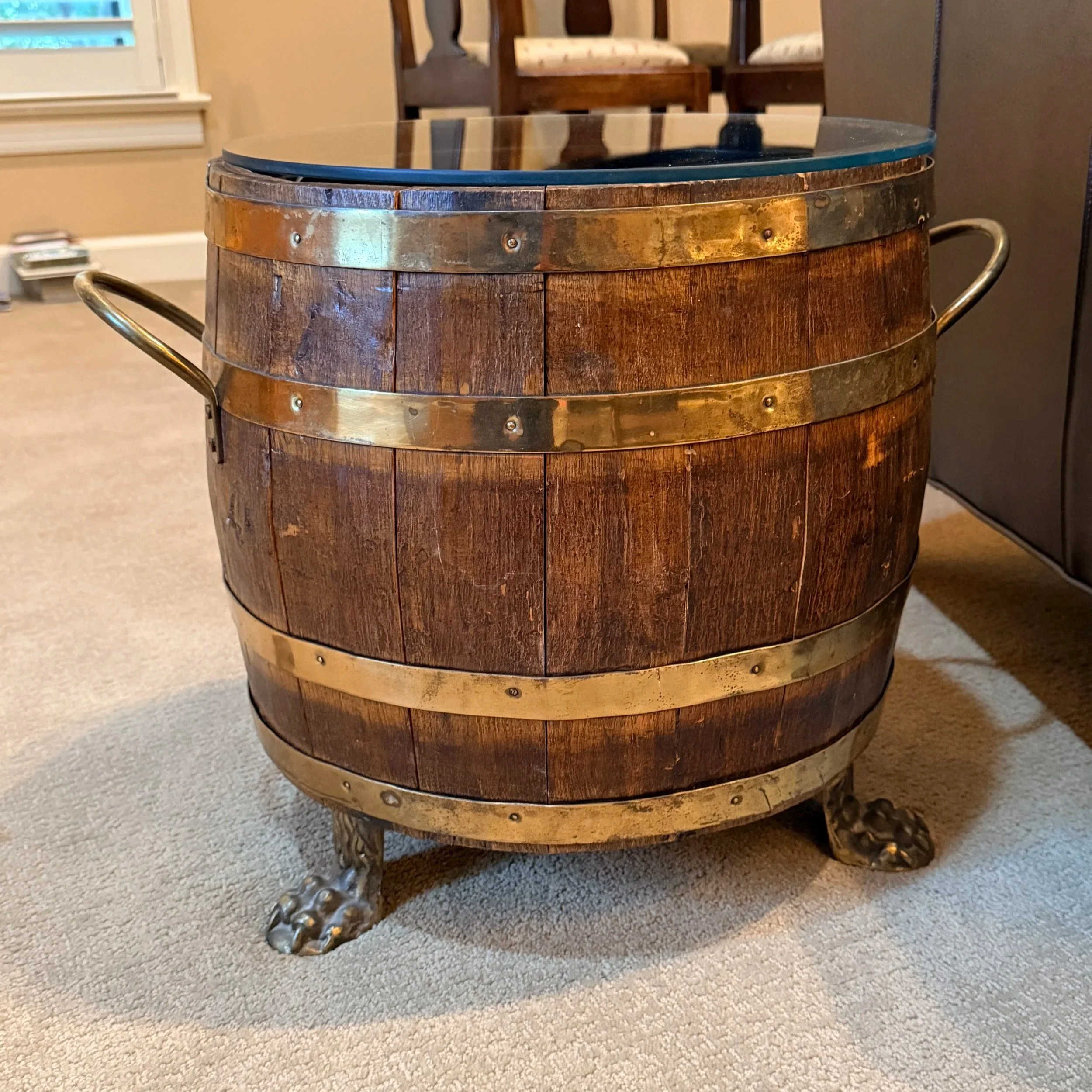 Late 18th Century English Barrel Table