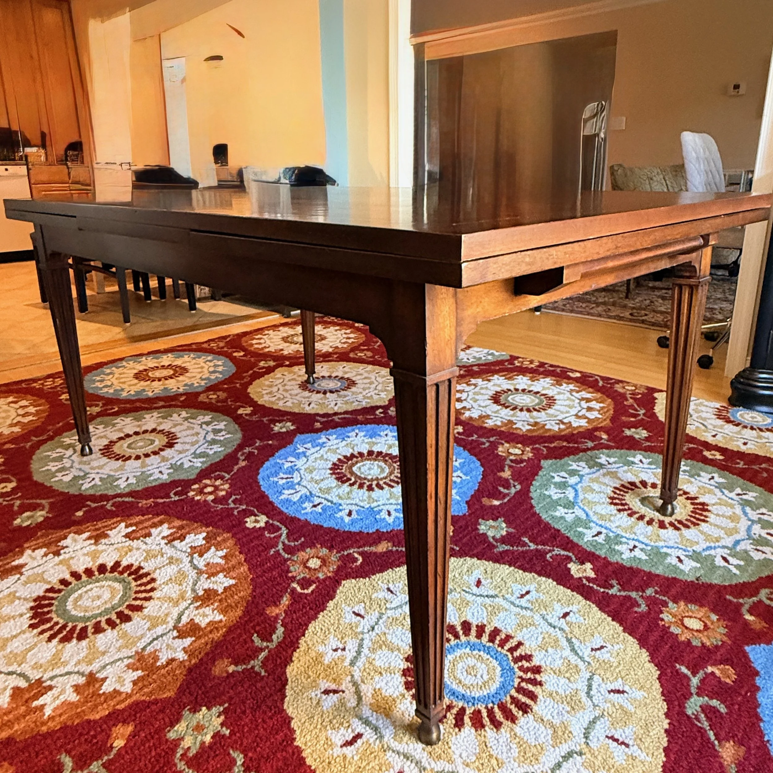 Random Harvest Lyon Walnut Refectory Dining Table