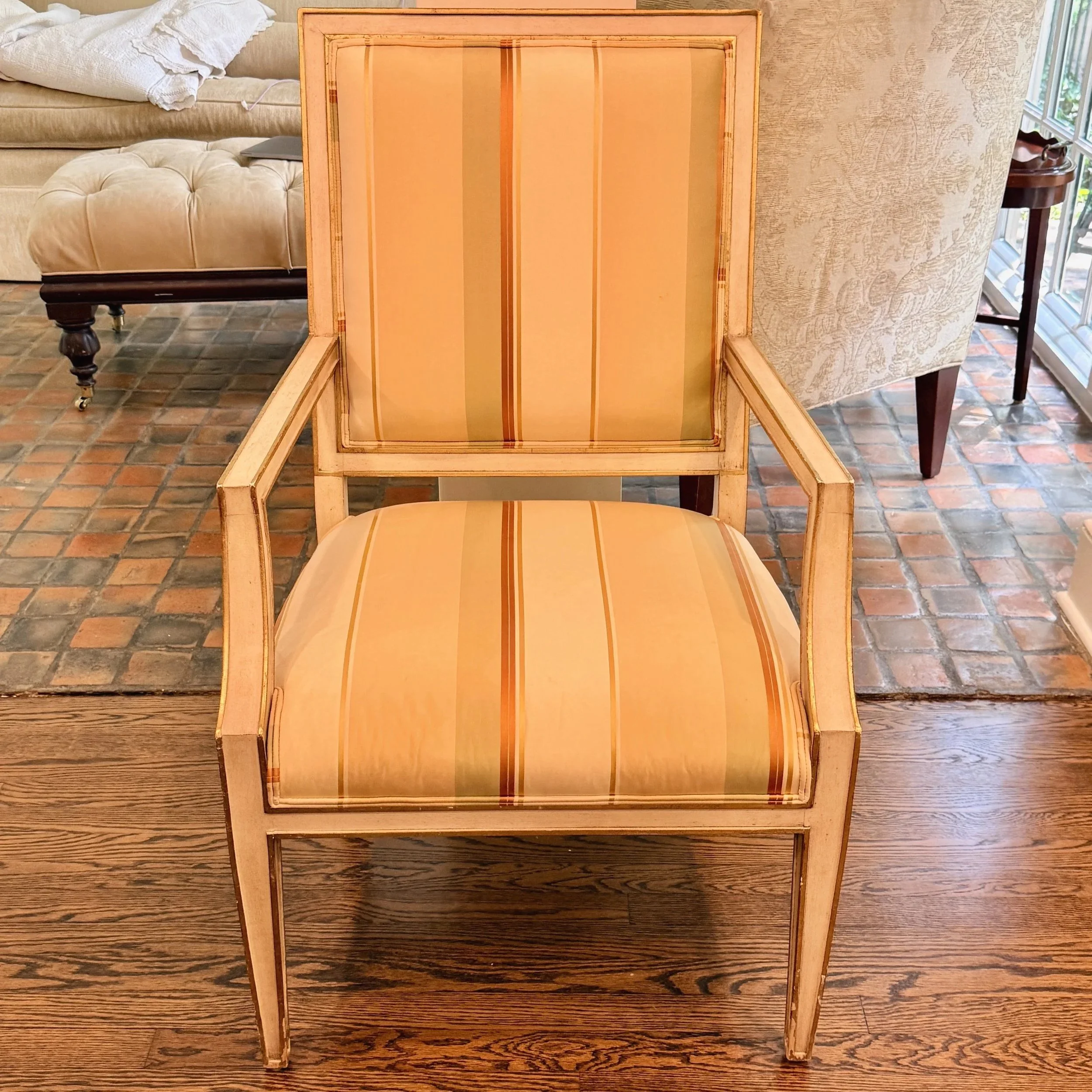 Baker Striped Chair