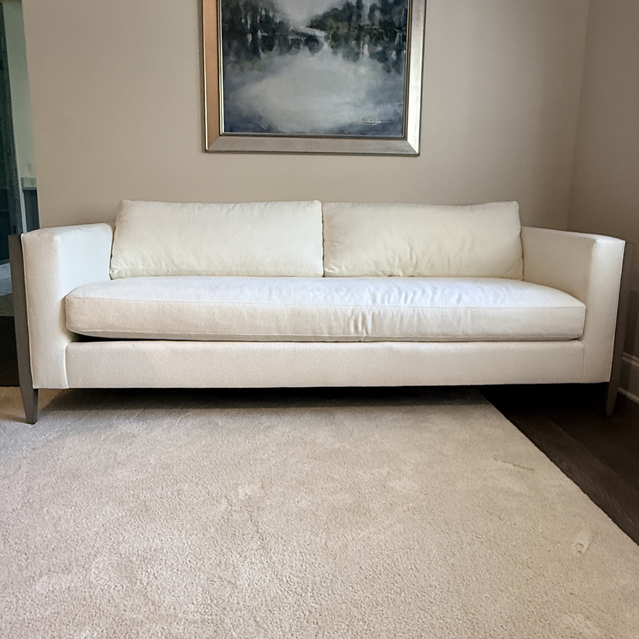 Custom Vanguard Wood Framed Sofa