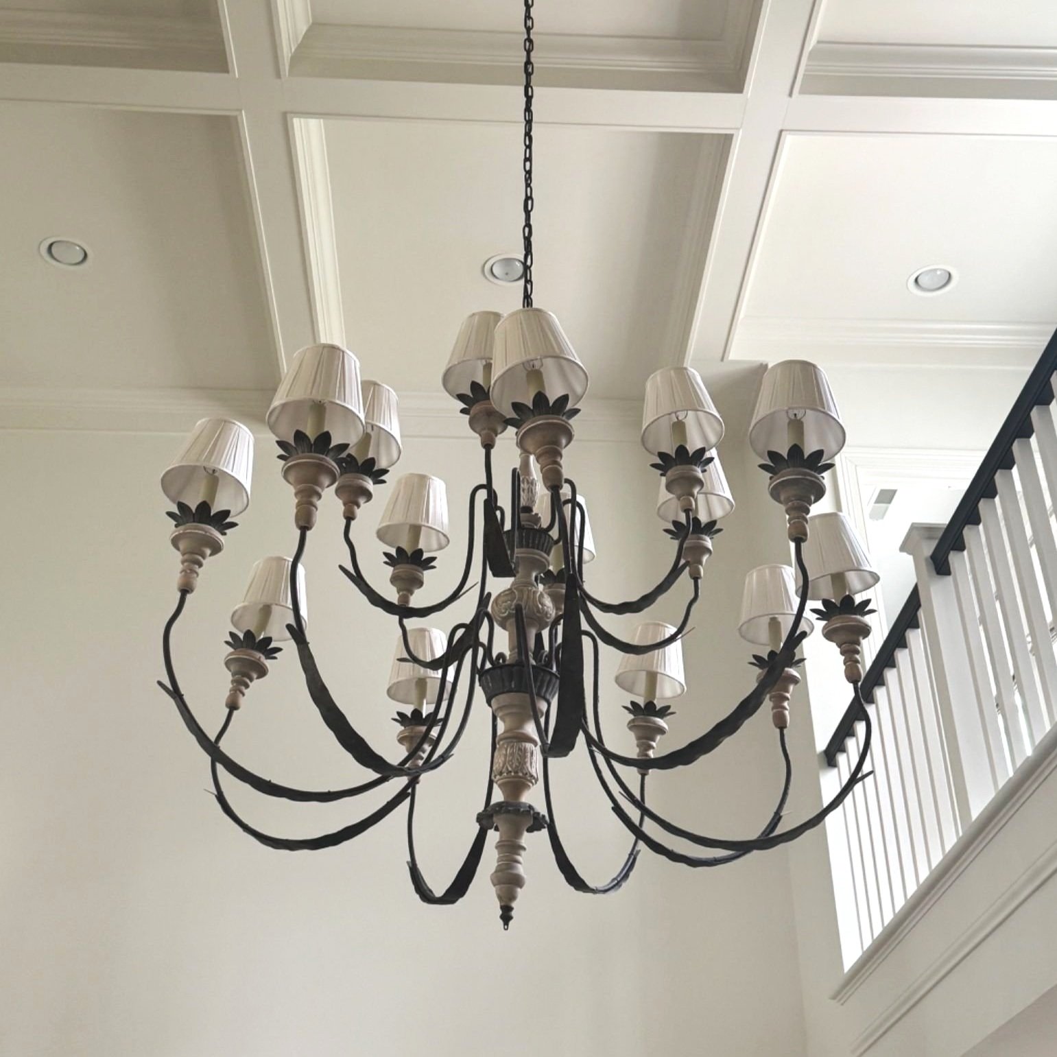 Visual Comfort Calais Large Semi-Flush Fixture in Burnished Visual Comfort Calais Large Semi-Flush Fixture in Burnished
