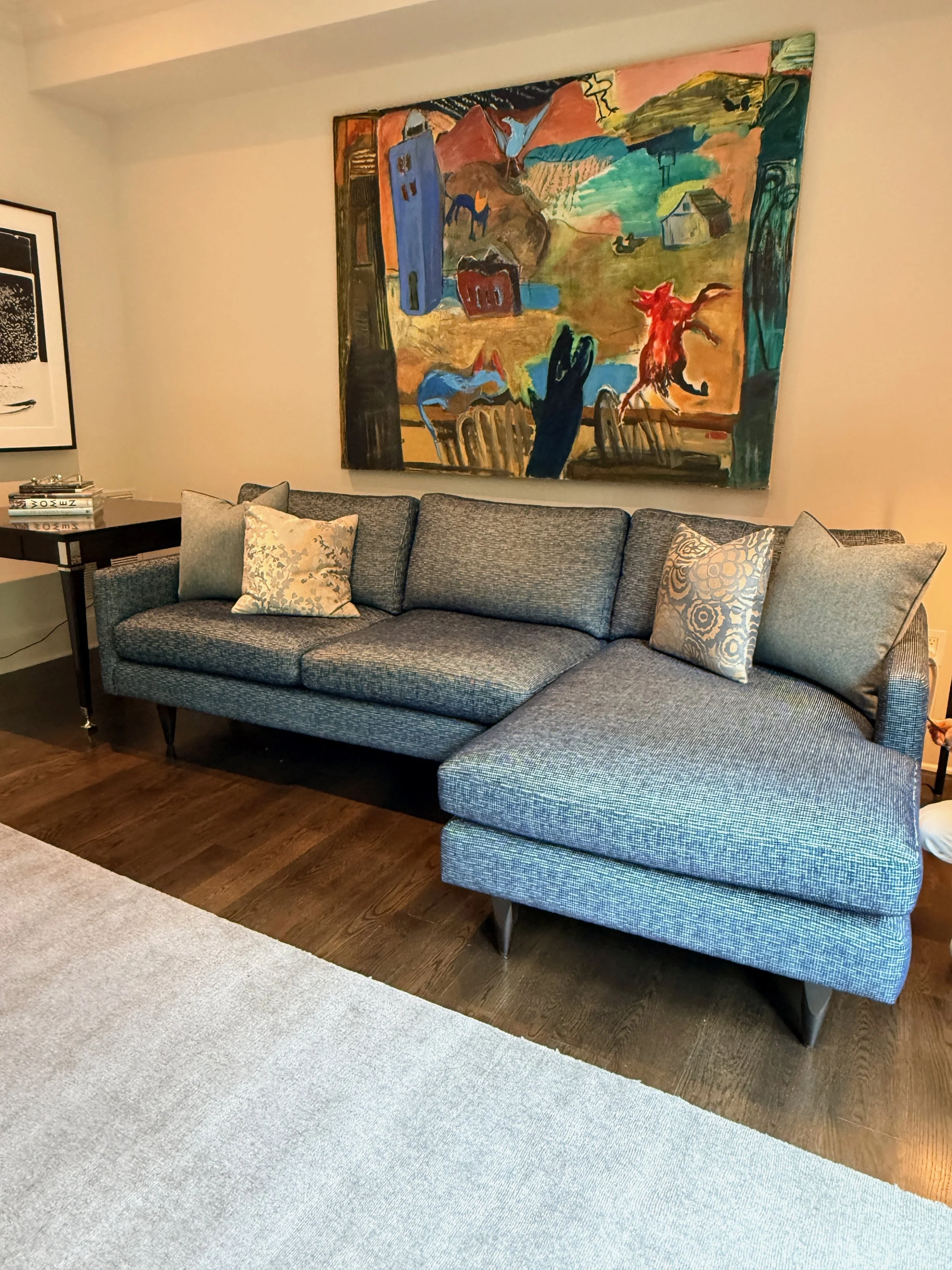 Room & Board Jasper Sectional with Kravet Fabric