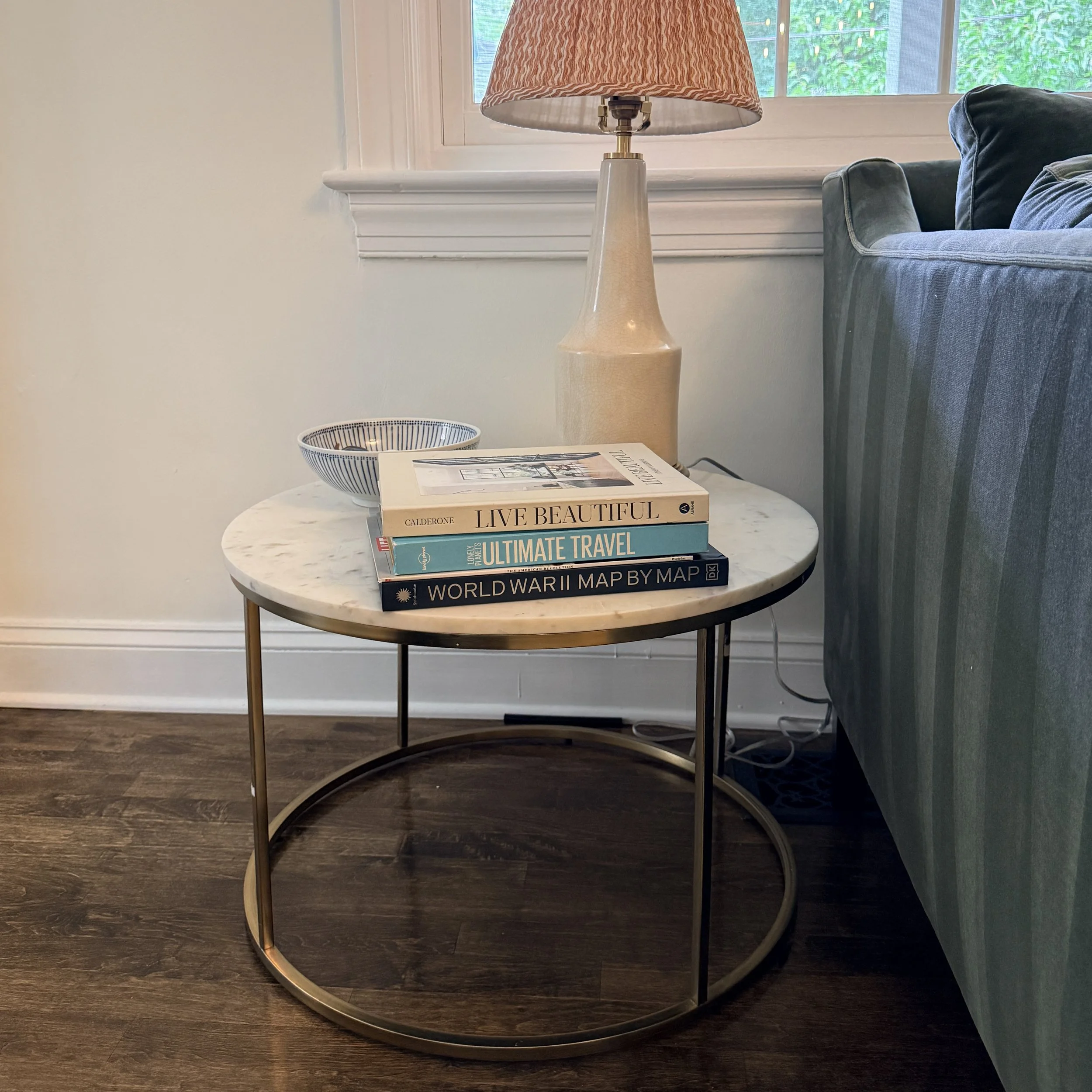 Pottery Barn Marble Top Table