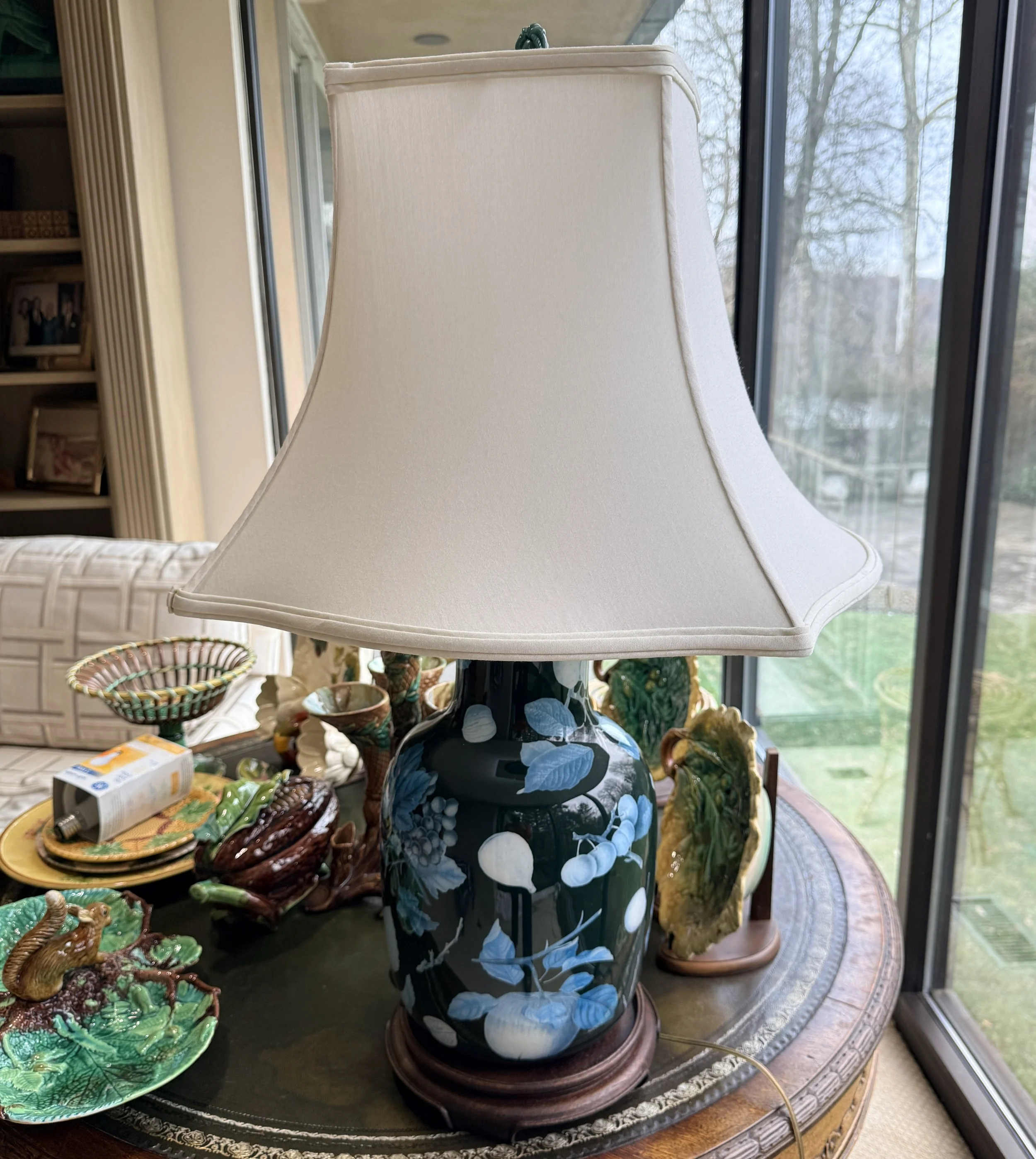 Black and Blue Lamp