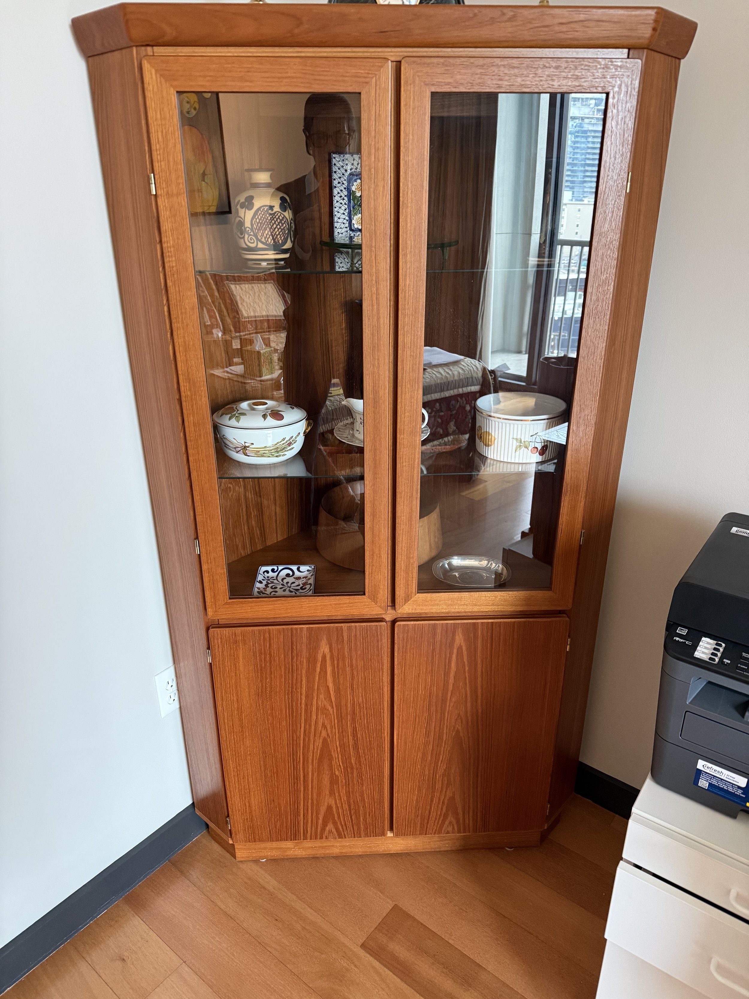 Mid Century Modern Corner Cabinet - NASHVILLE