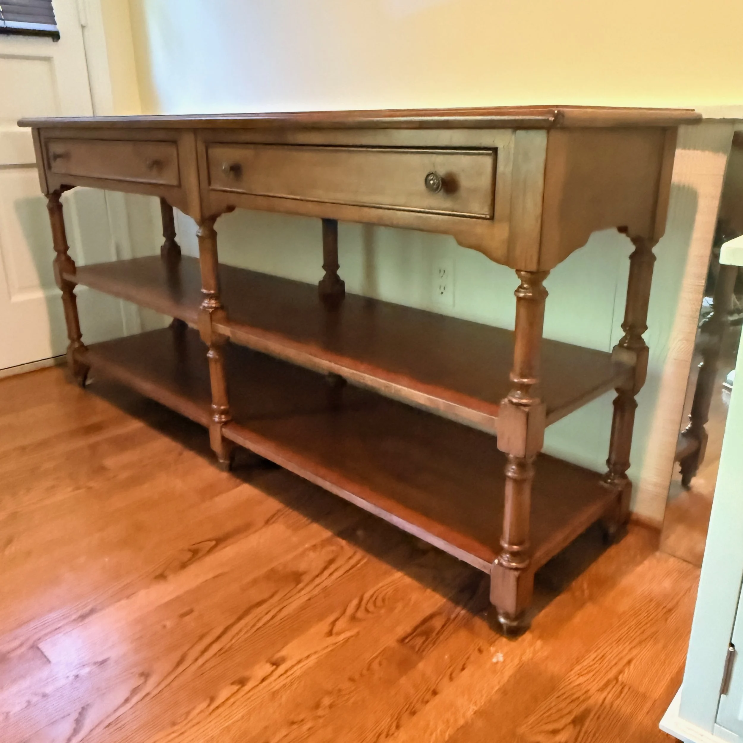 Pierre Deux French Country Style Console Table