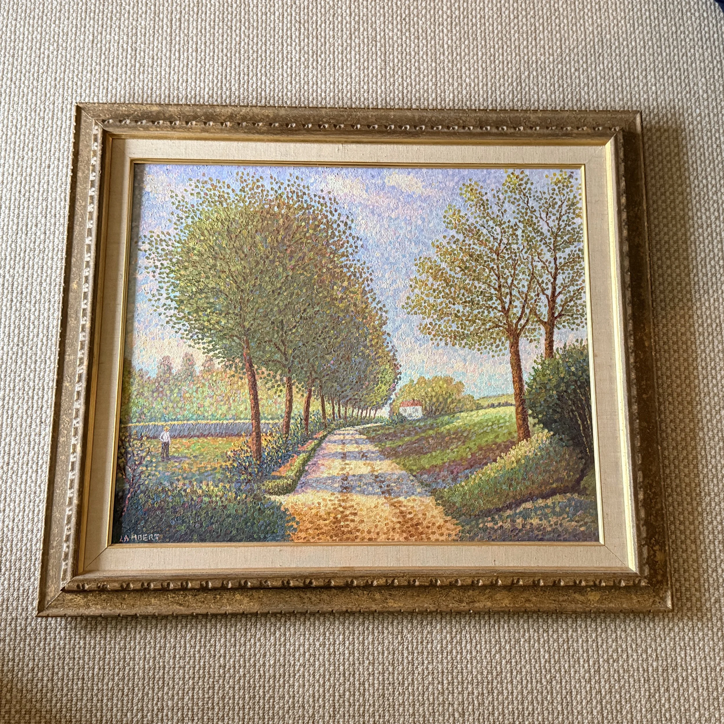 Lambert Pointilism Painting