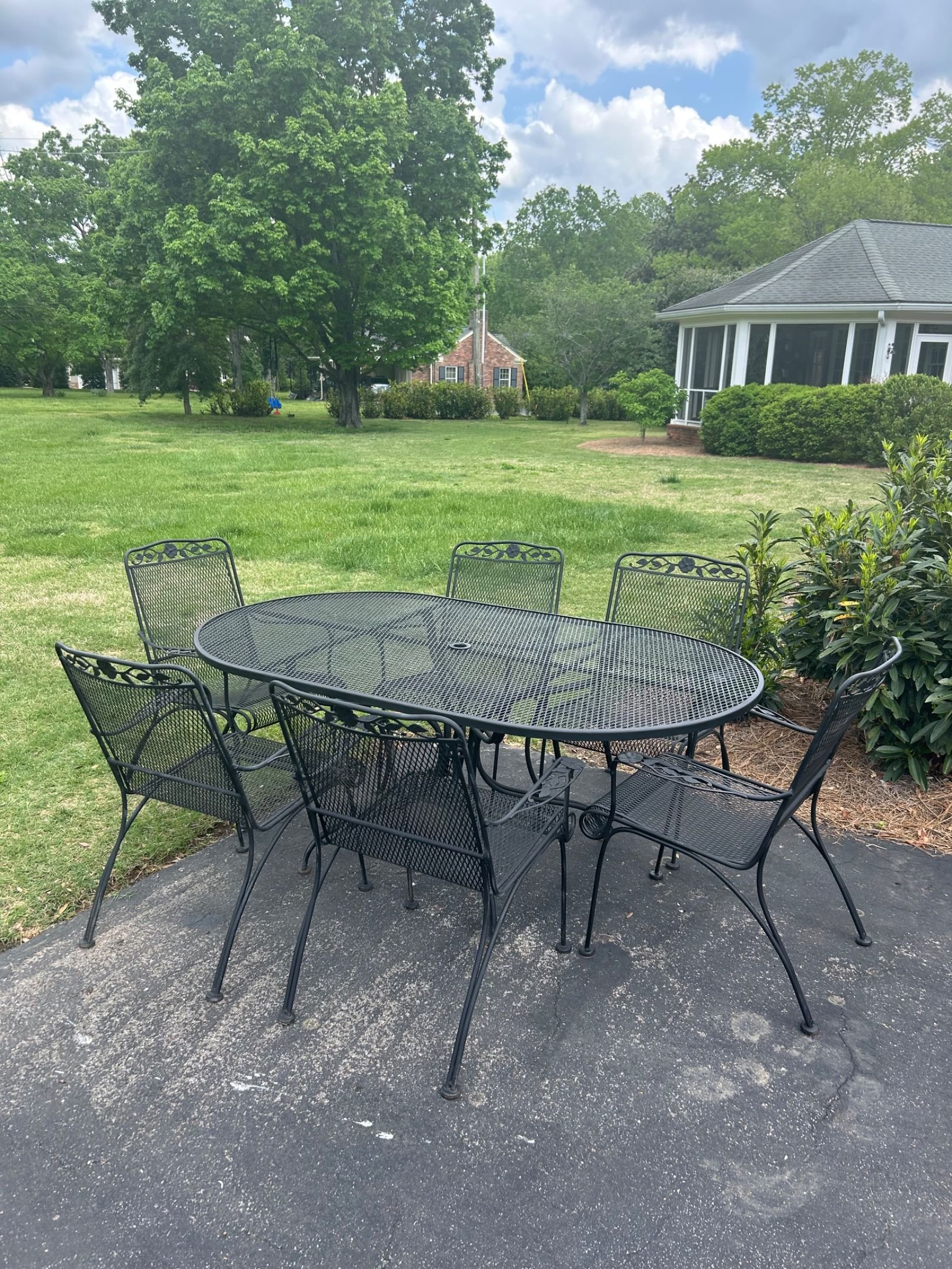 Wrought Iron Patio Set - NASHVILLE