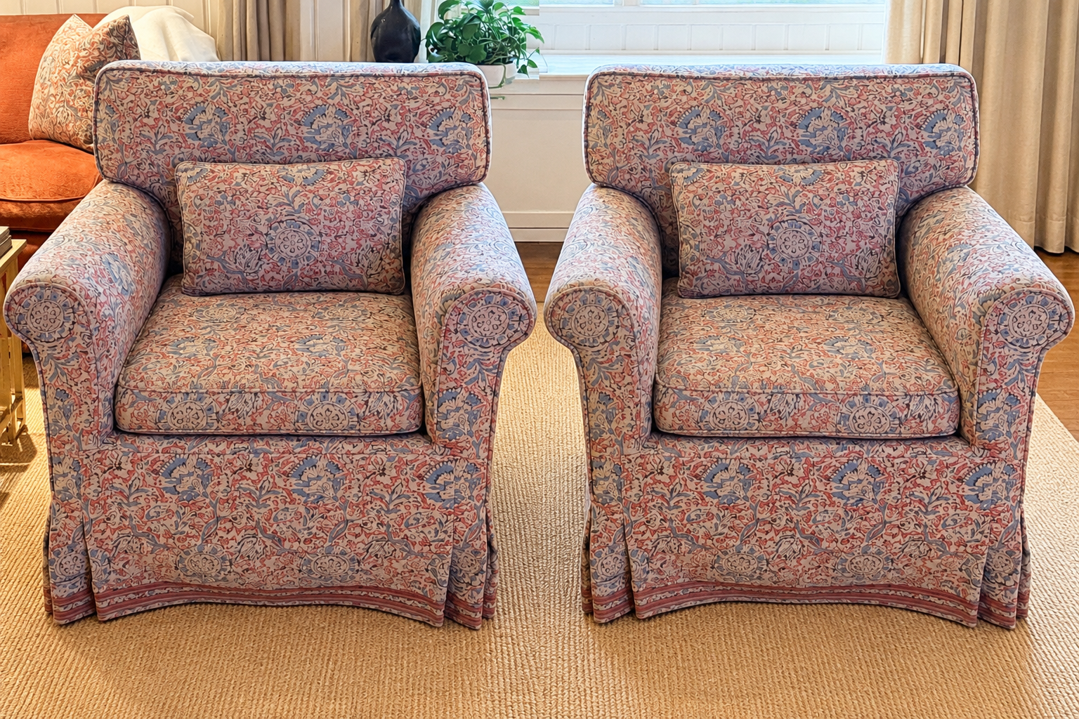 Symmetrical Pair of Patterned Armchairs.png