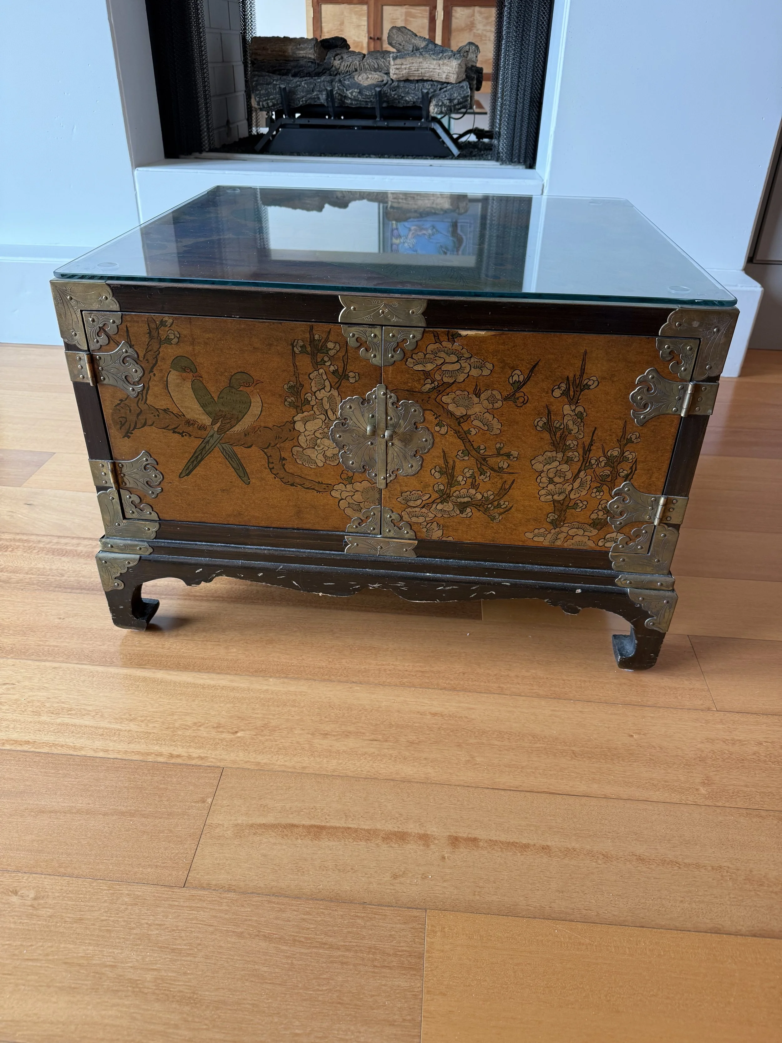 Decorative Peacock Chest - NASHVILLE