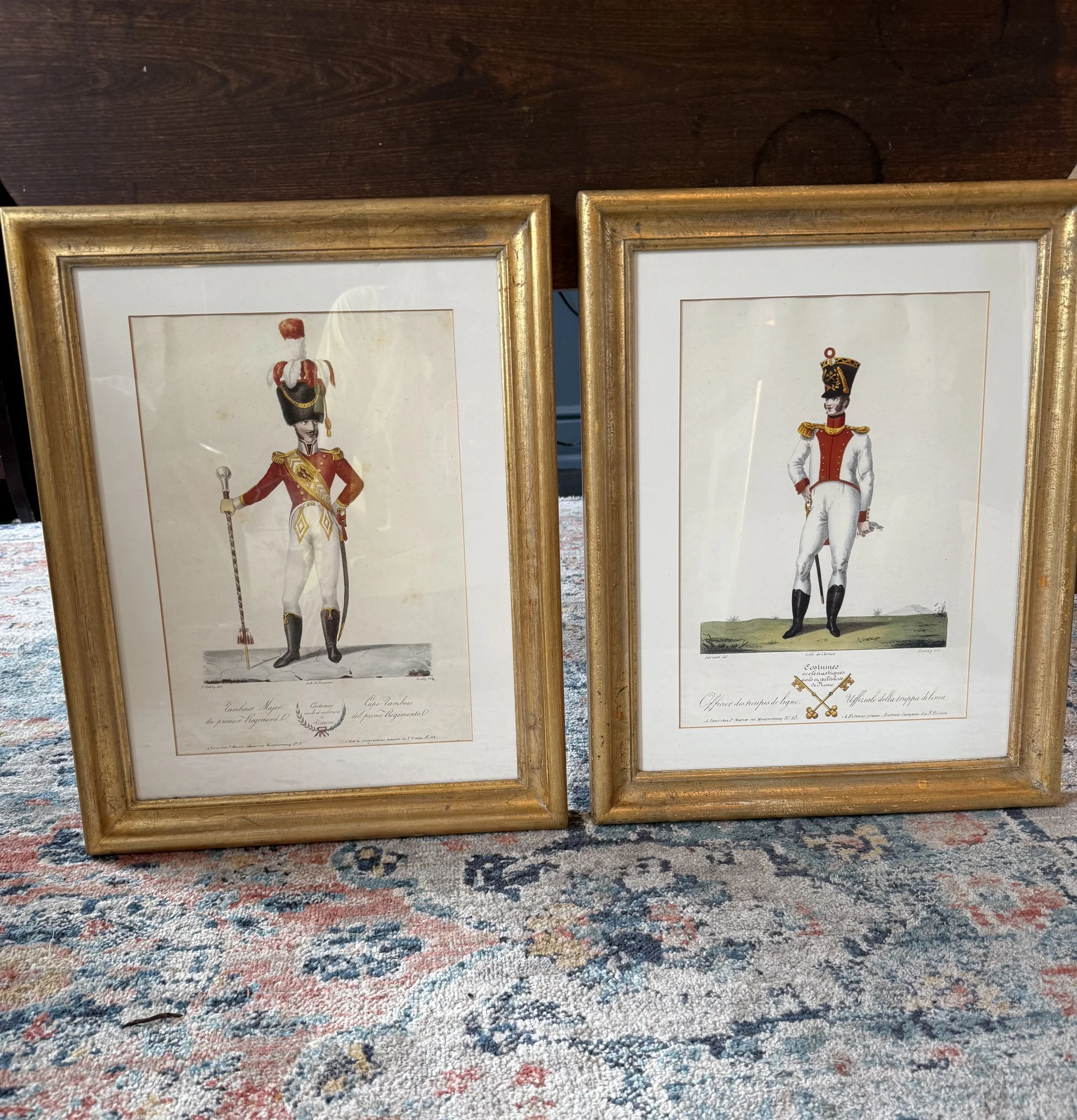 Pair of Framed Solder Prints - NASHVILLE