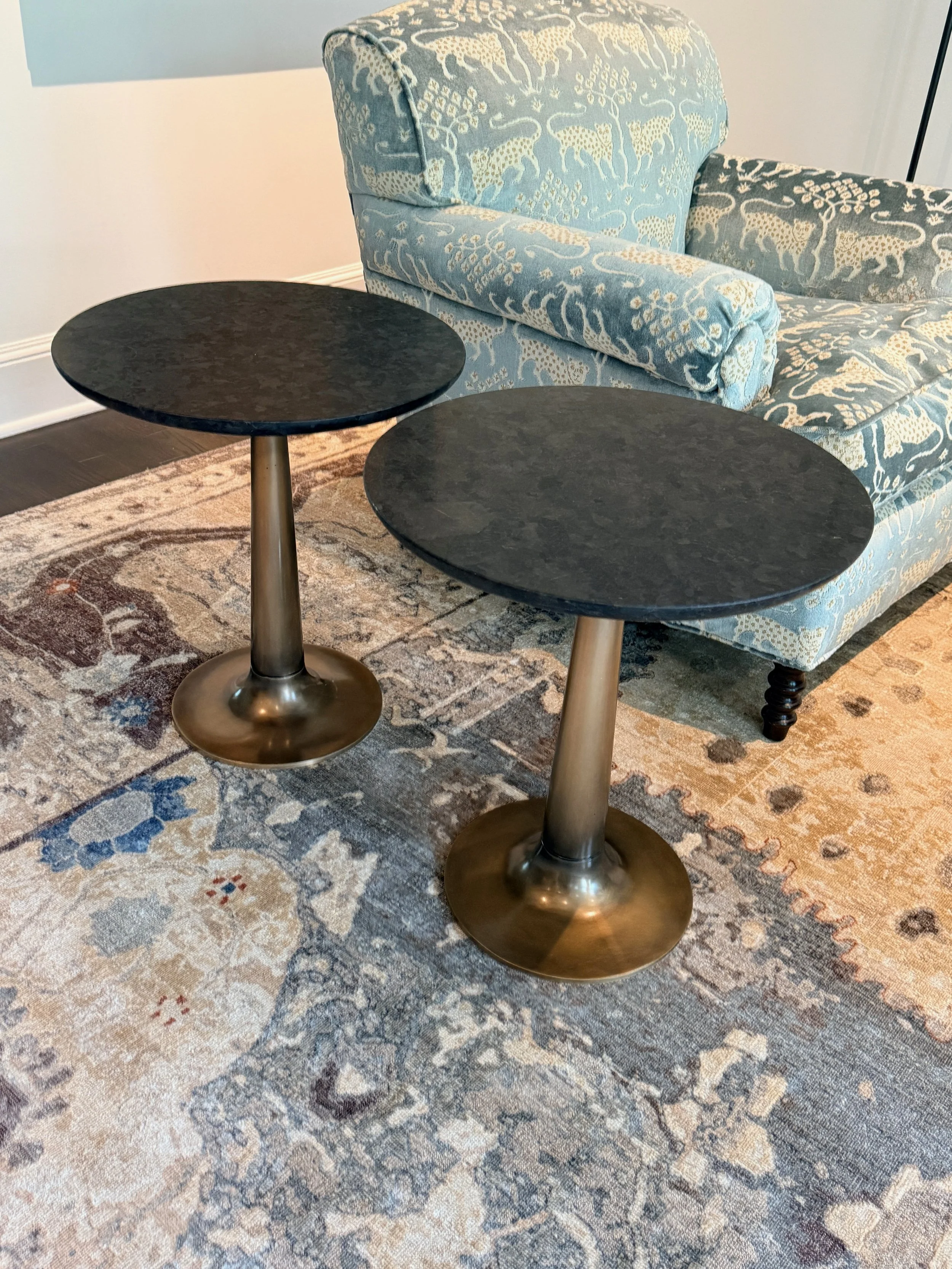 Pair of Holly Hunt Martini Tables
