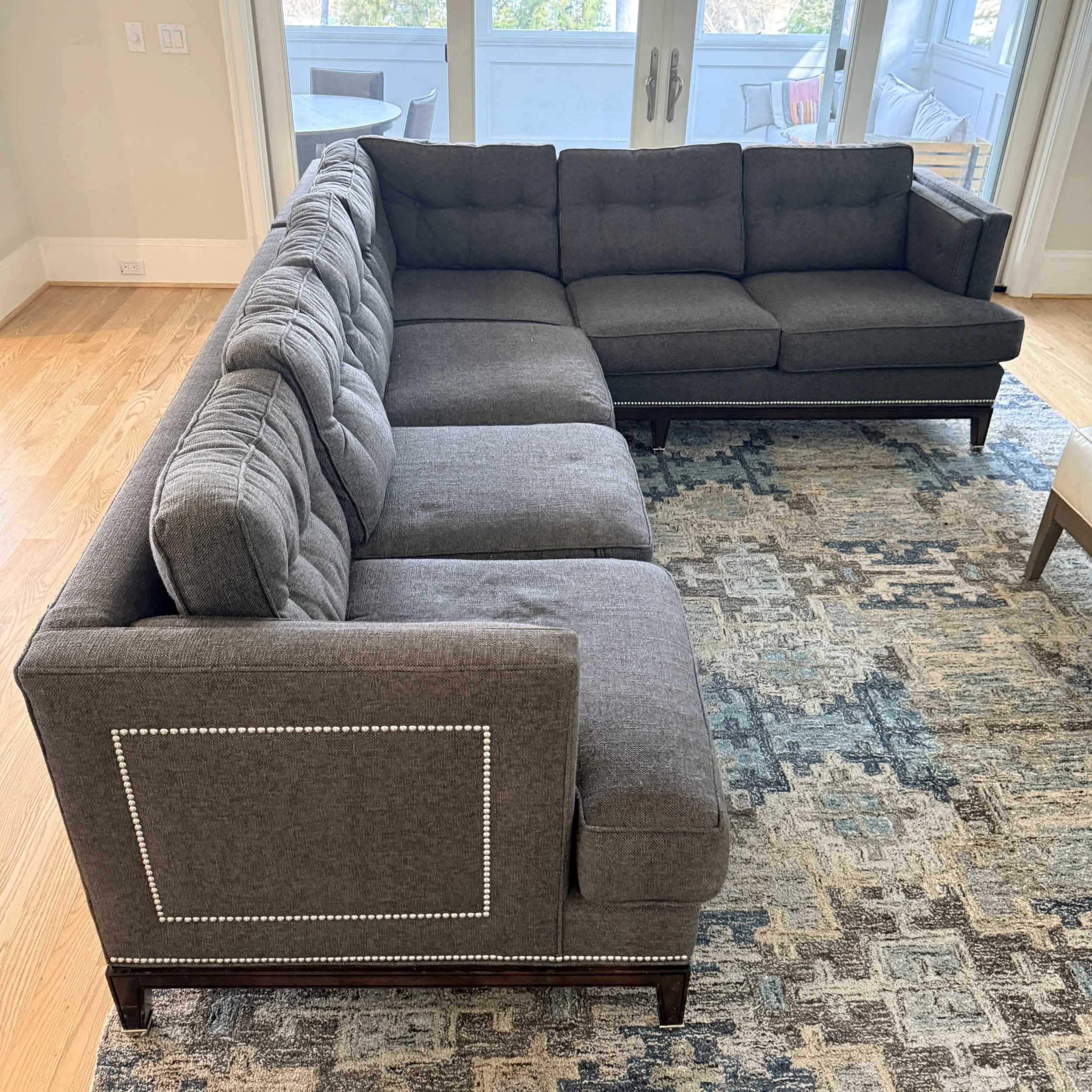 Charcoal Gray Vanguard Whitaker Sectional