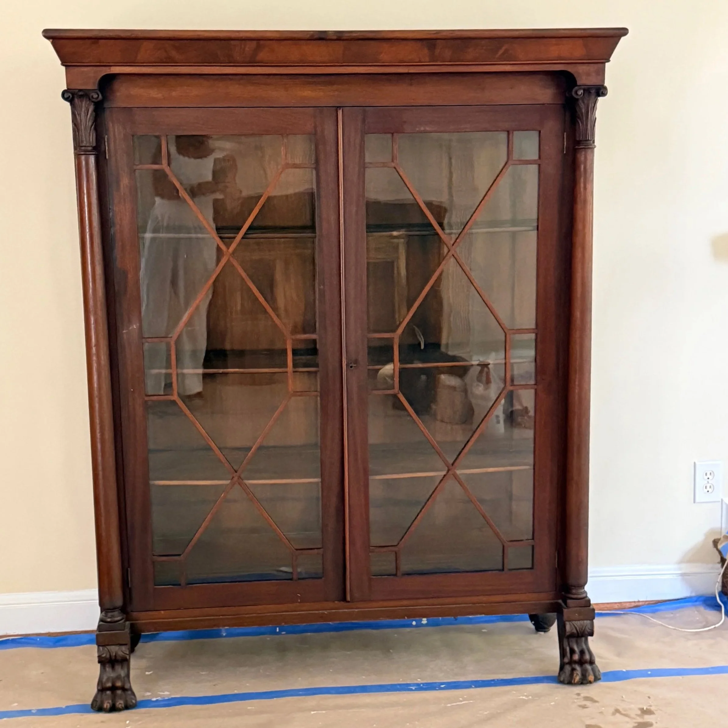 Antique Empire Cabinet