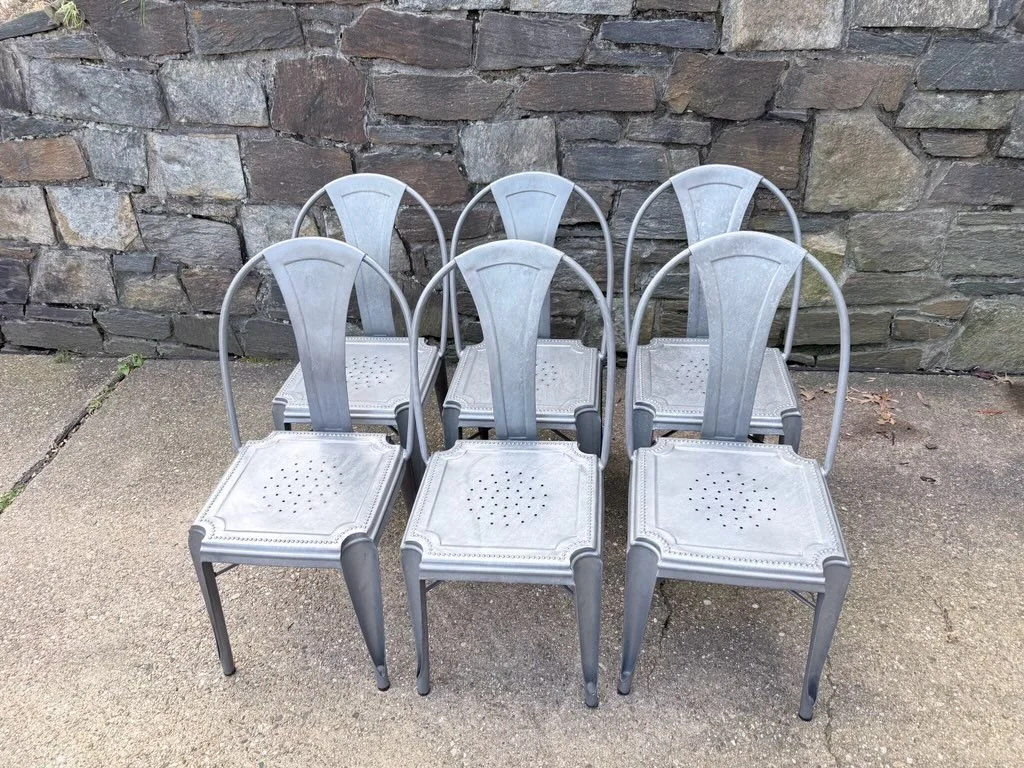 Set of 6 Crate & Barrel Lyle Chairs