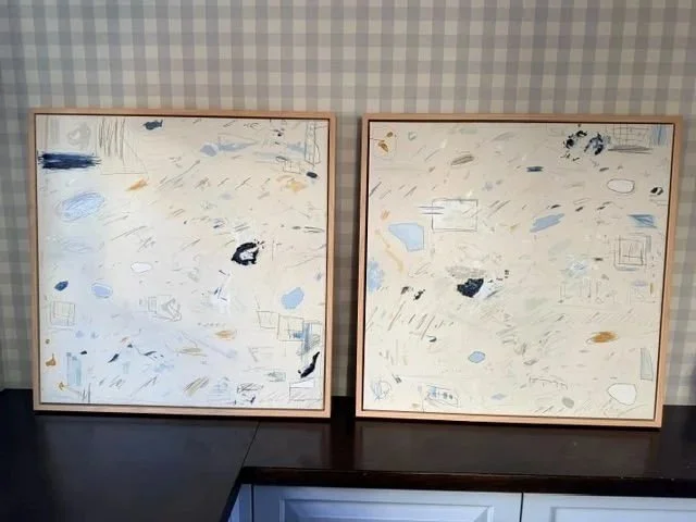 Abstract Mixed Media Paintings by Caleb Mahoney - RICHMOND