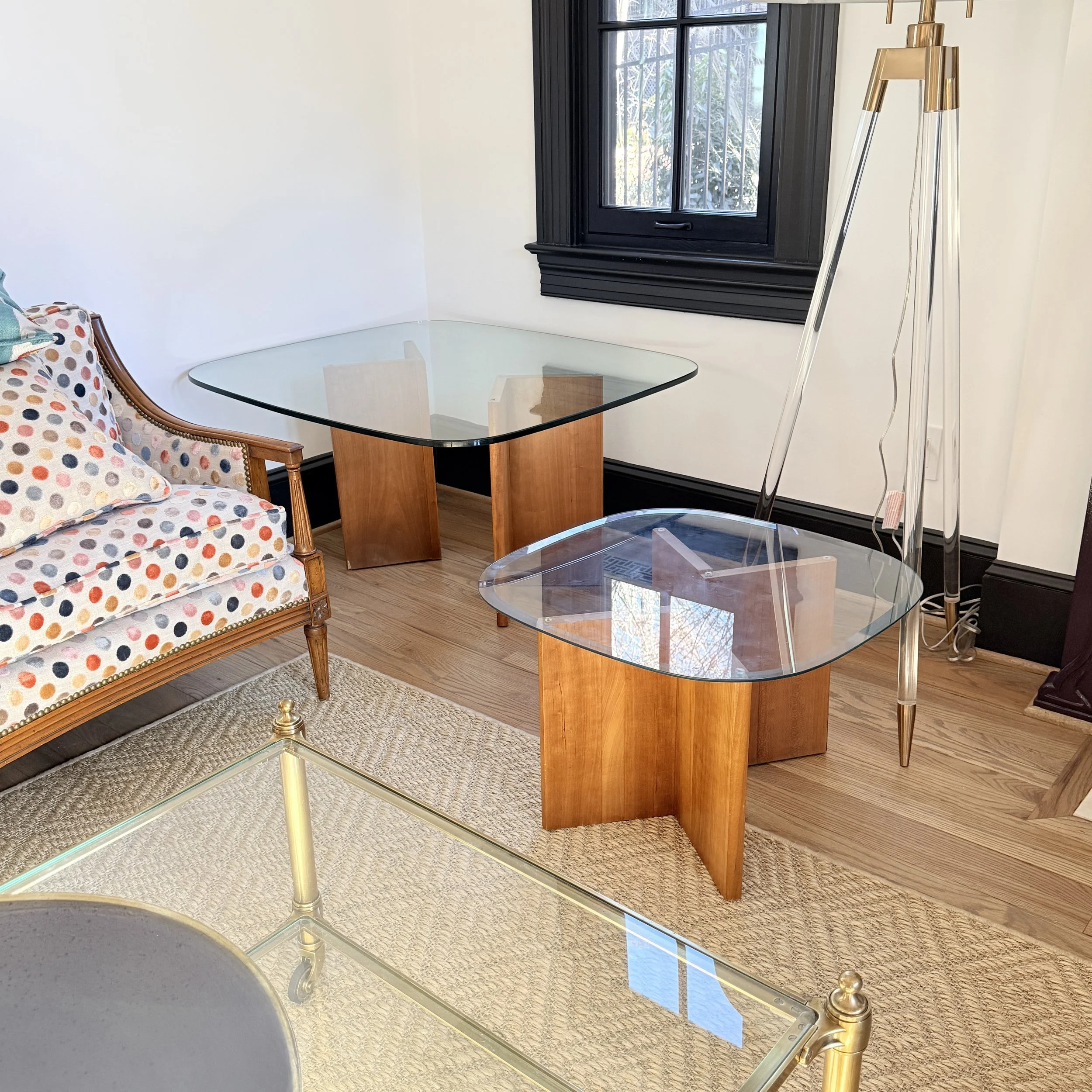 Milo Baughman Style Side Table (small)