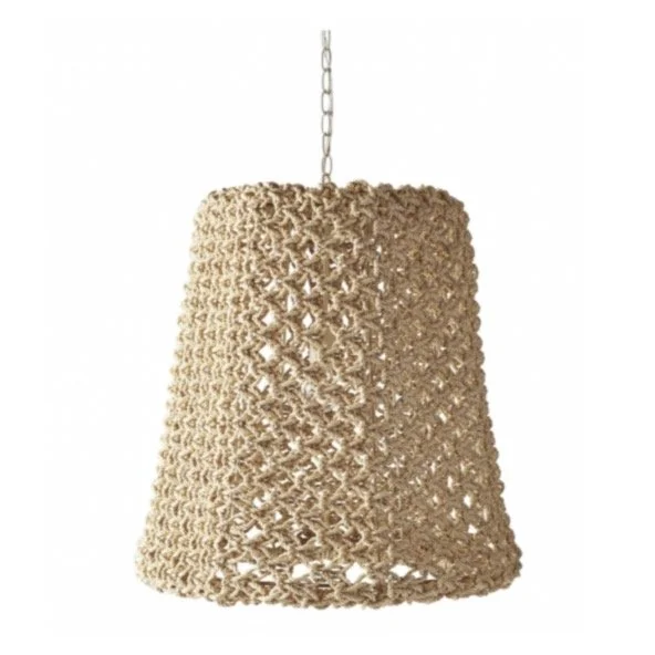 Yountville Woven Abaca Pendant by Serena and Lily - NASHVILLE