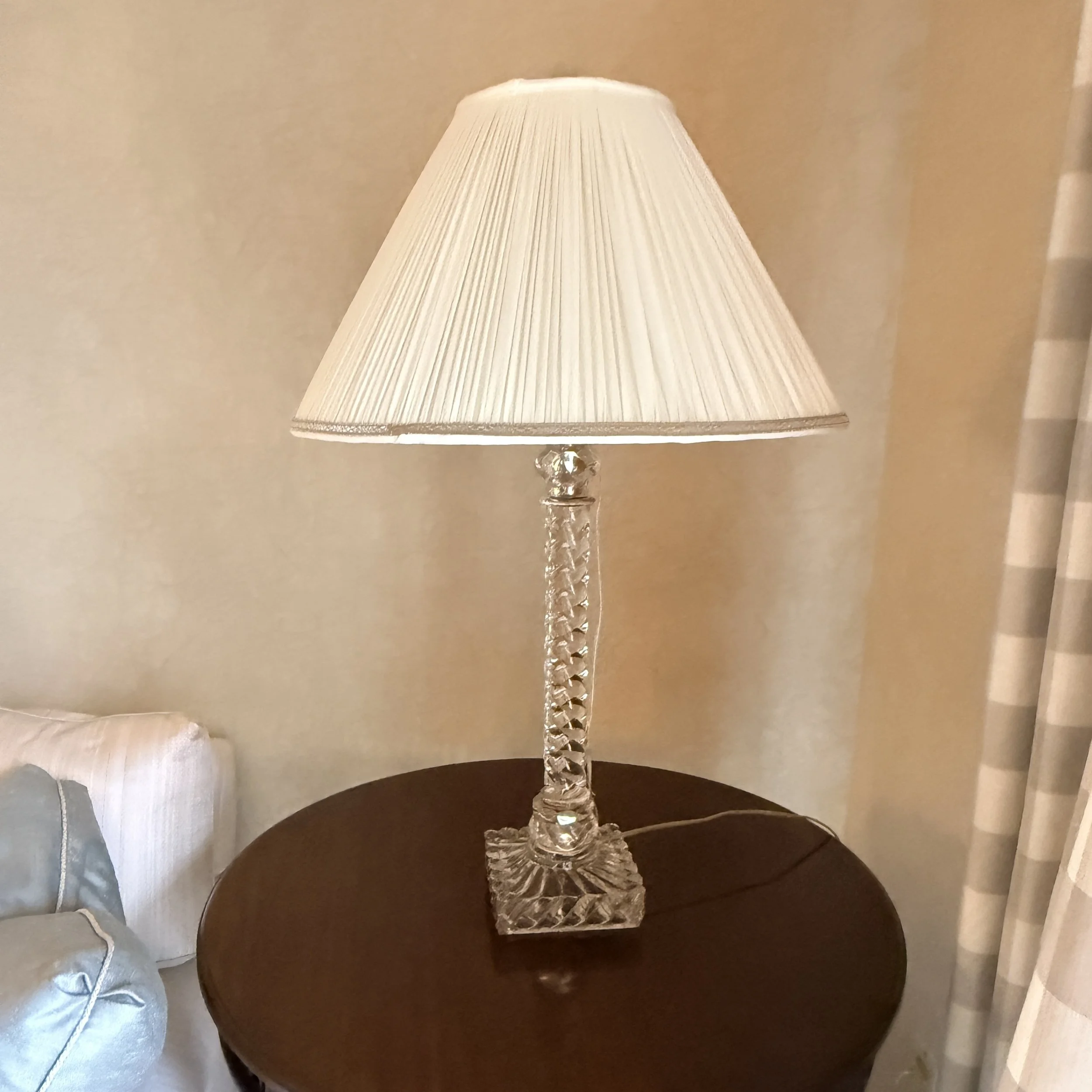 Baccarat Rope Twist Lamp