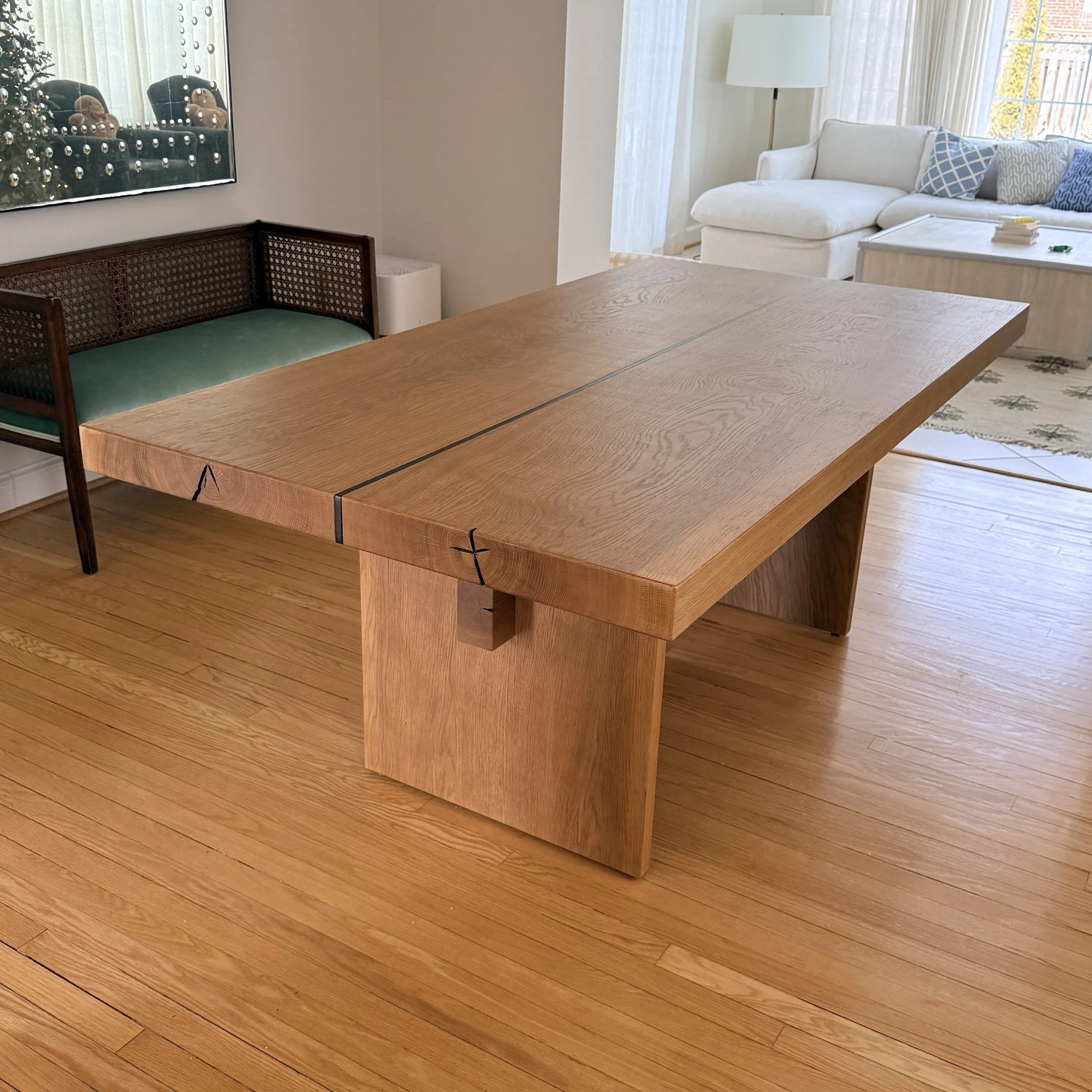 Mihaela Oak Dining Table