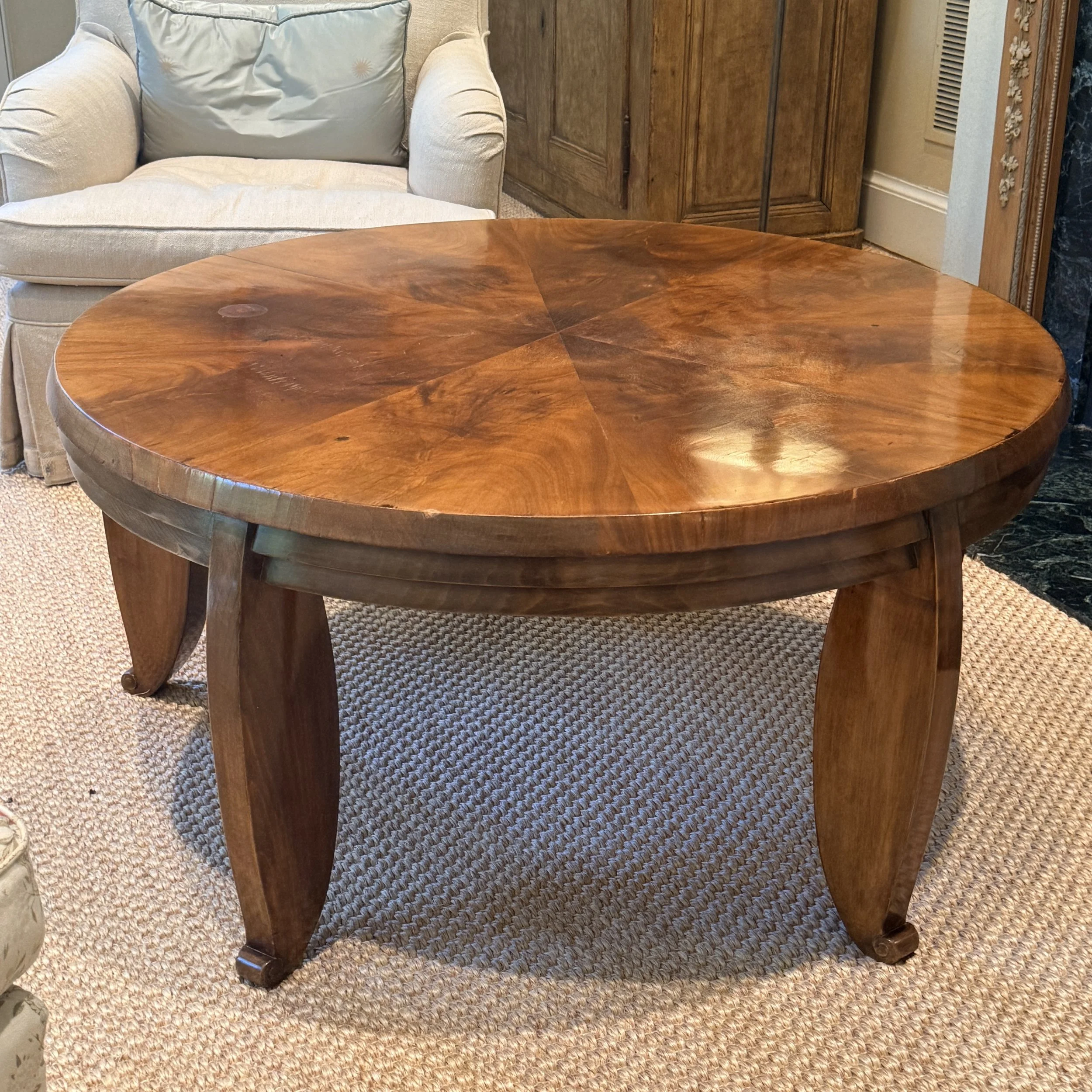 Early Art Deco Biedermeier Revival Coffee Table