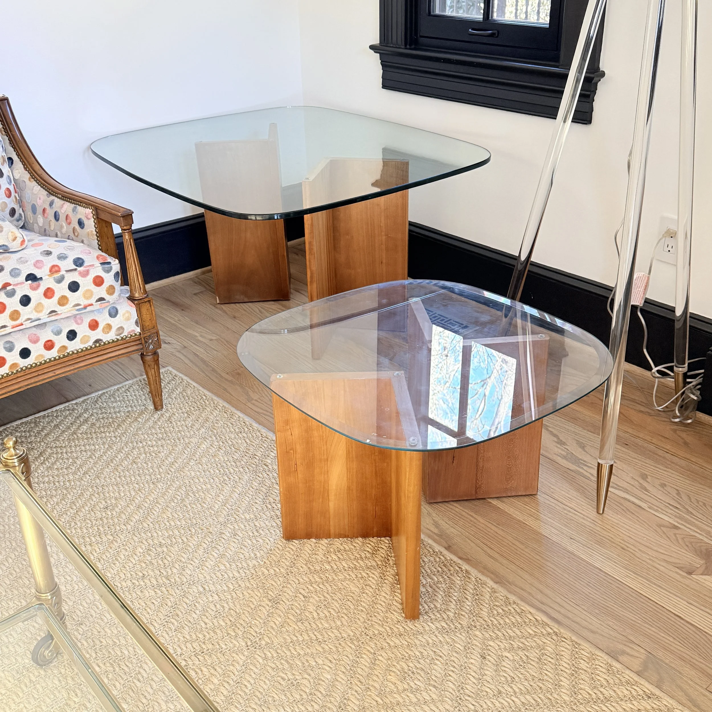 Milo Baughman Style Side Table (large)