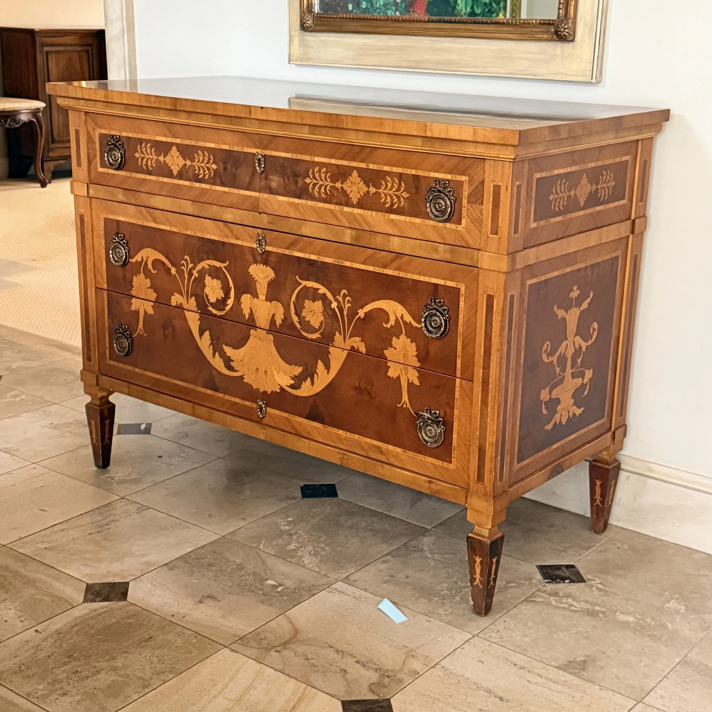 Inlaid Commode from Trouvailles—two available