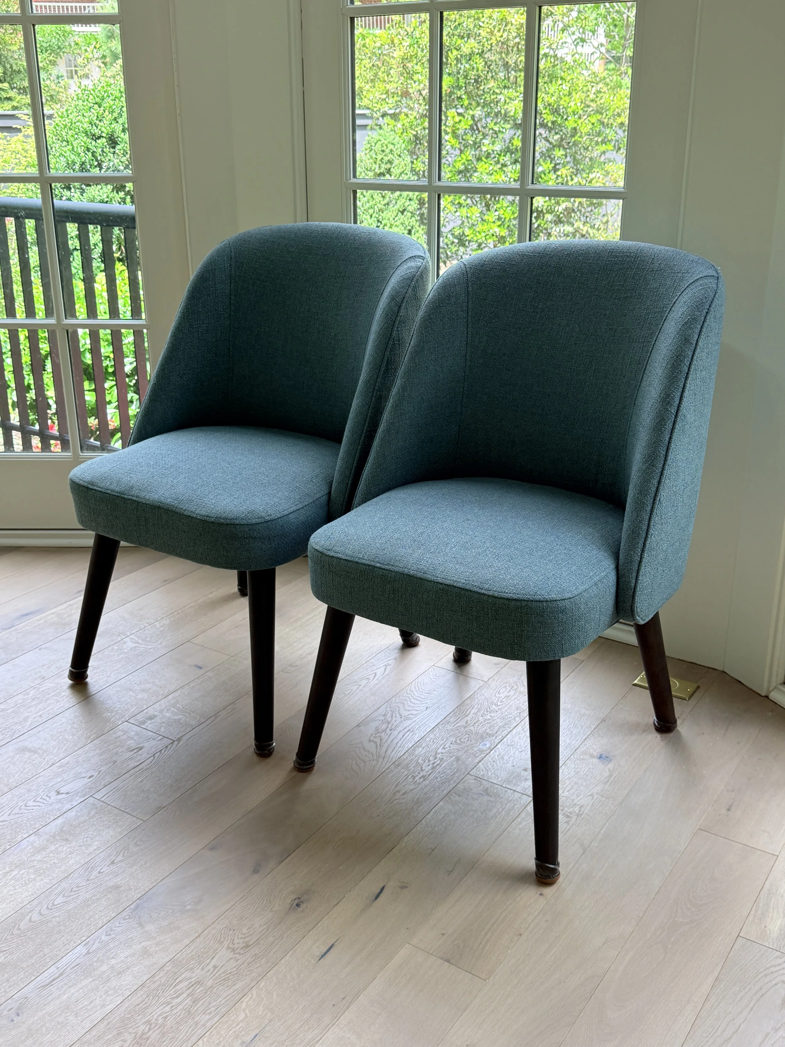 Pair of Two Room & Board Cora Chairs