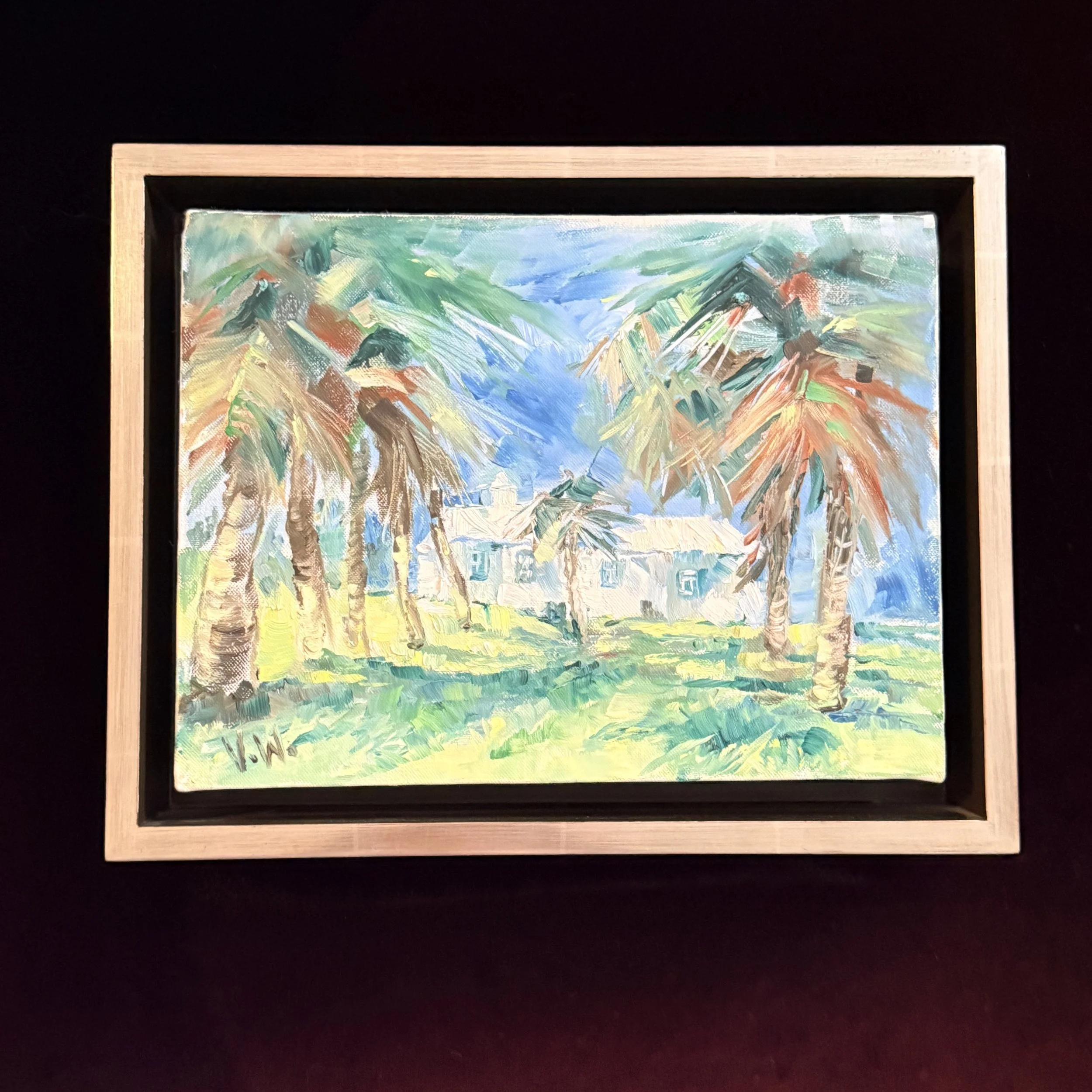 Framed Original Bermudian Painting