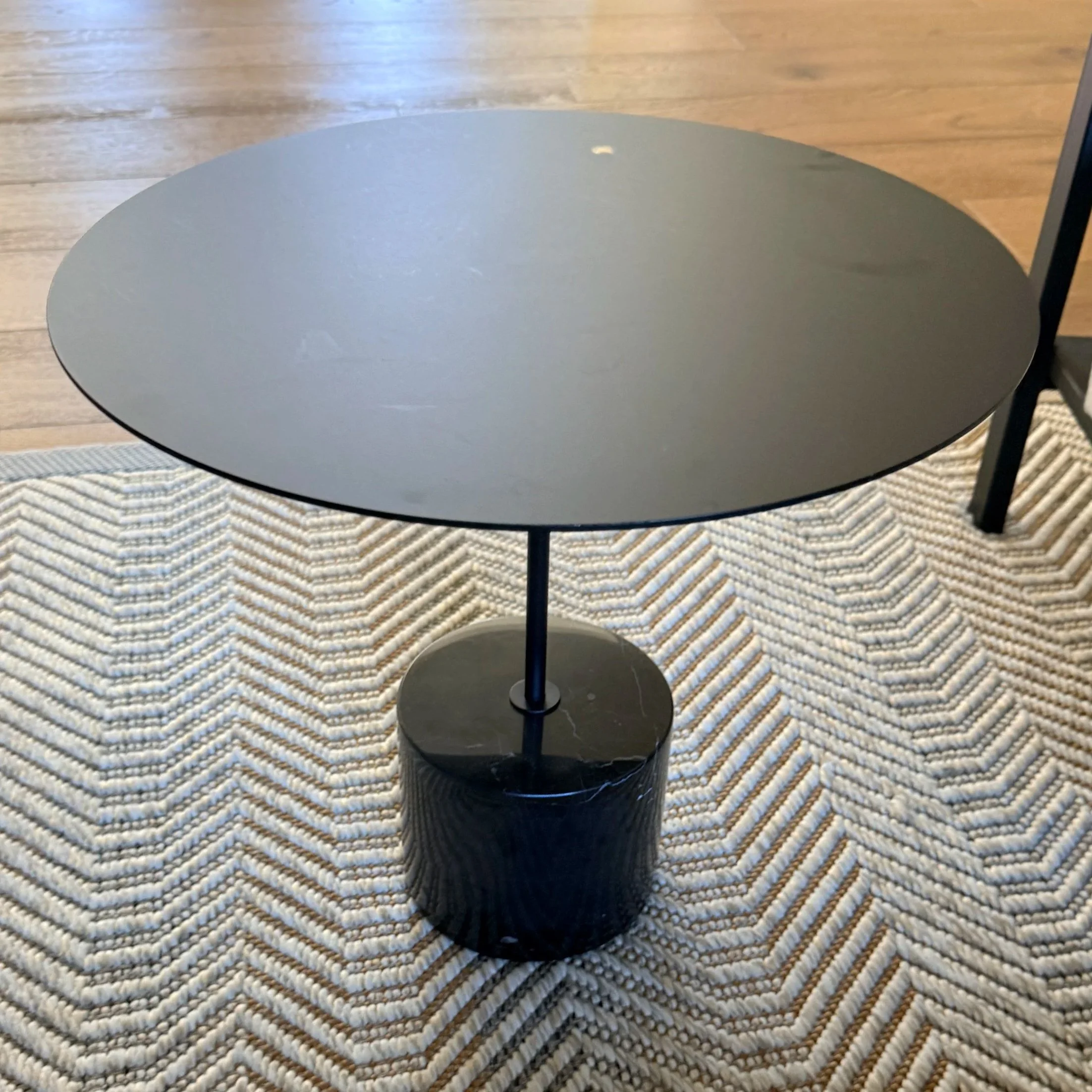 Marble & Metal Side Table