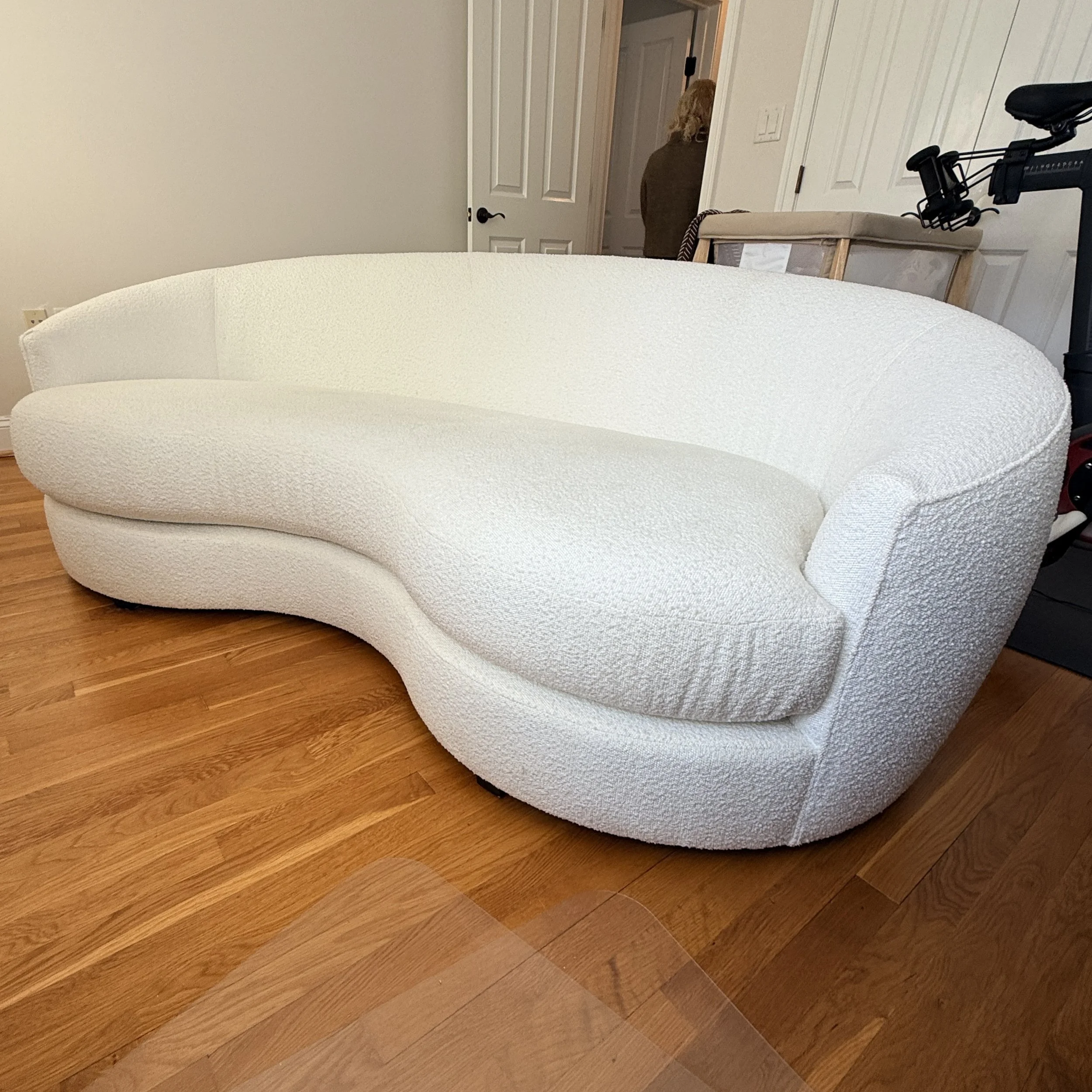 Mitchell Gold White Giselle Sofa