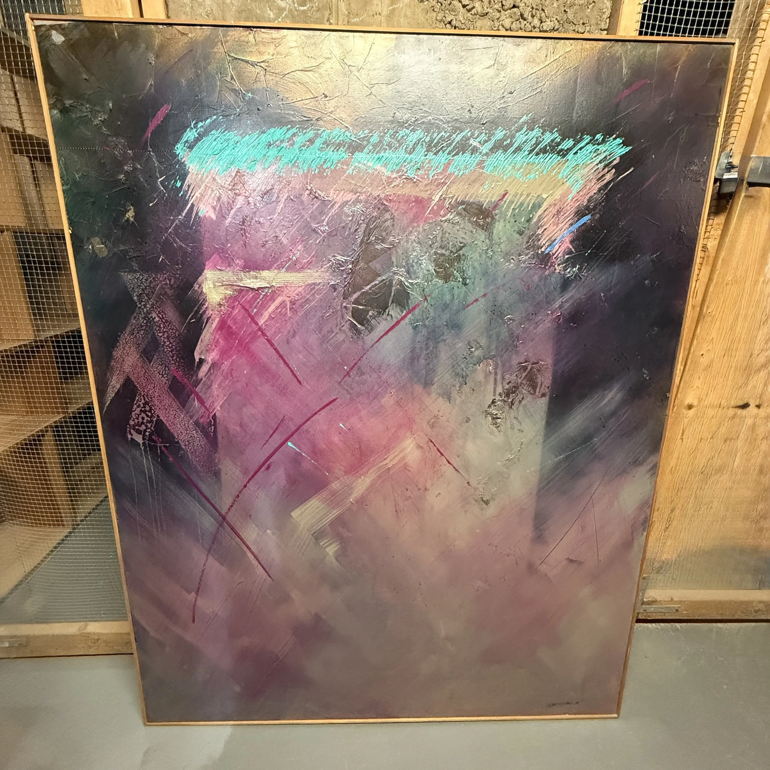 “From Beans to Brew” Acrylic by Scott Upton, 1986