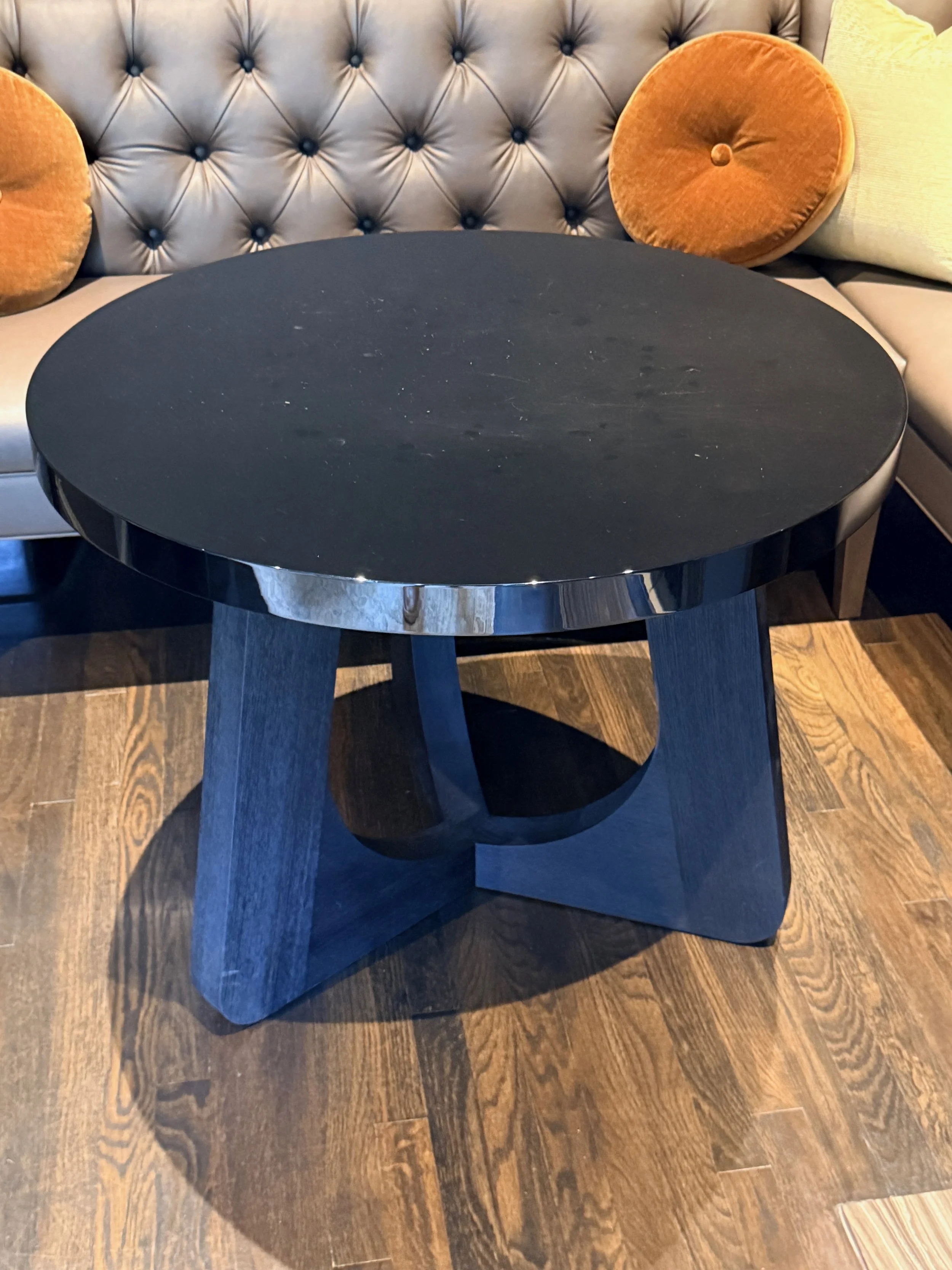 Christian Liaigre Montfaucon Lacquered Side Table 