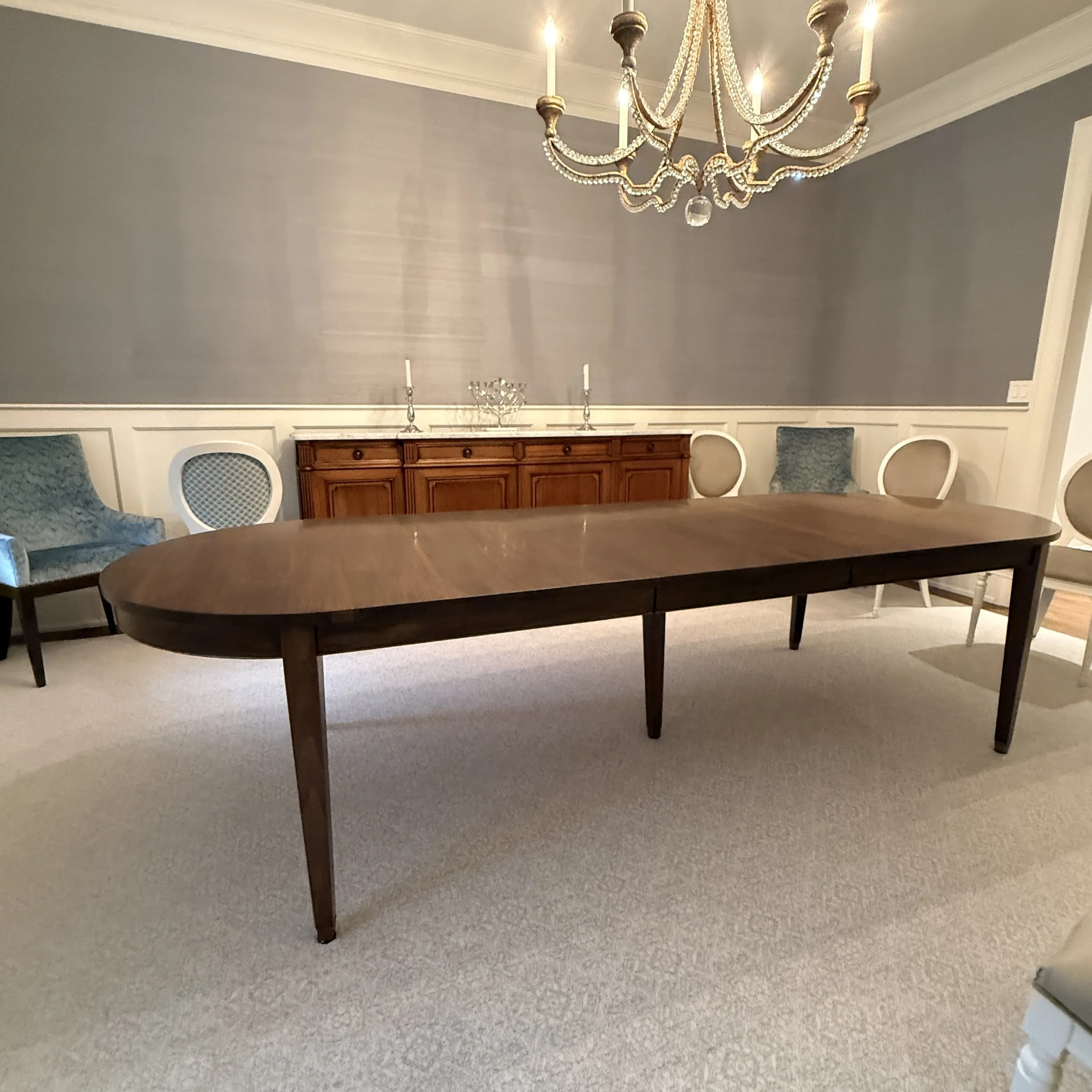 Lancaster Iron and Wood Lincoln Extension Table