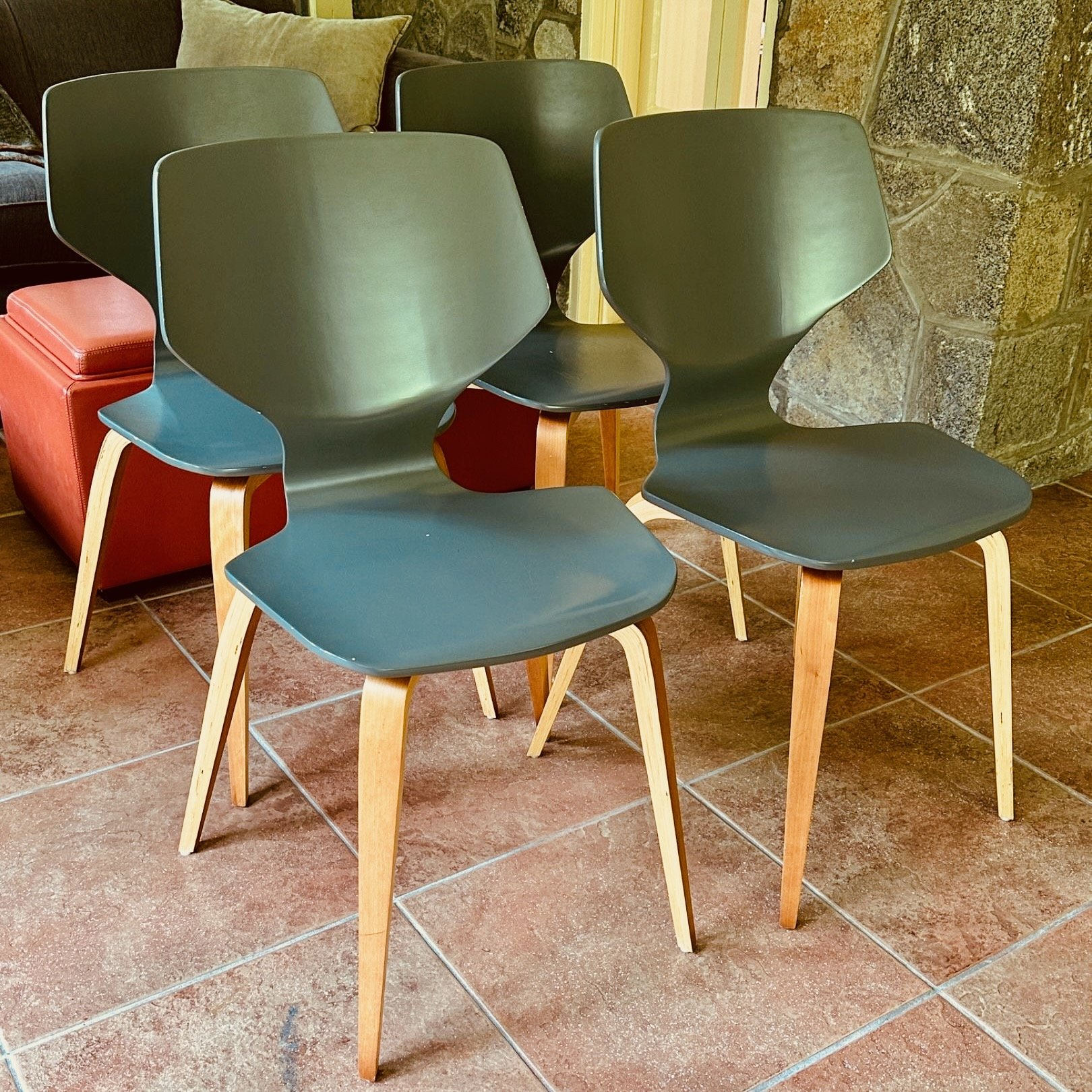 Set of 4 Room and Board Pike Chairs