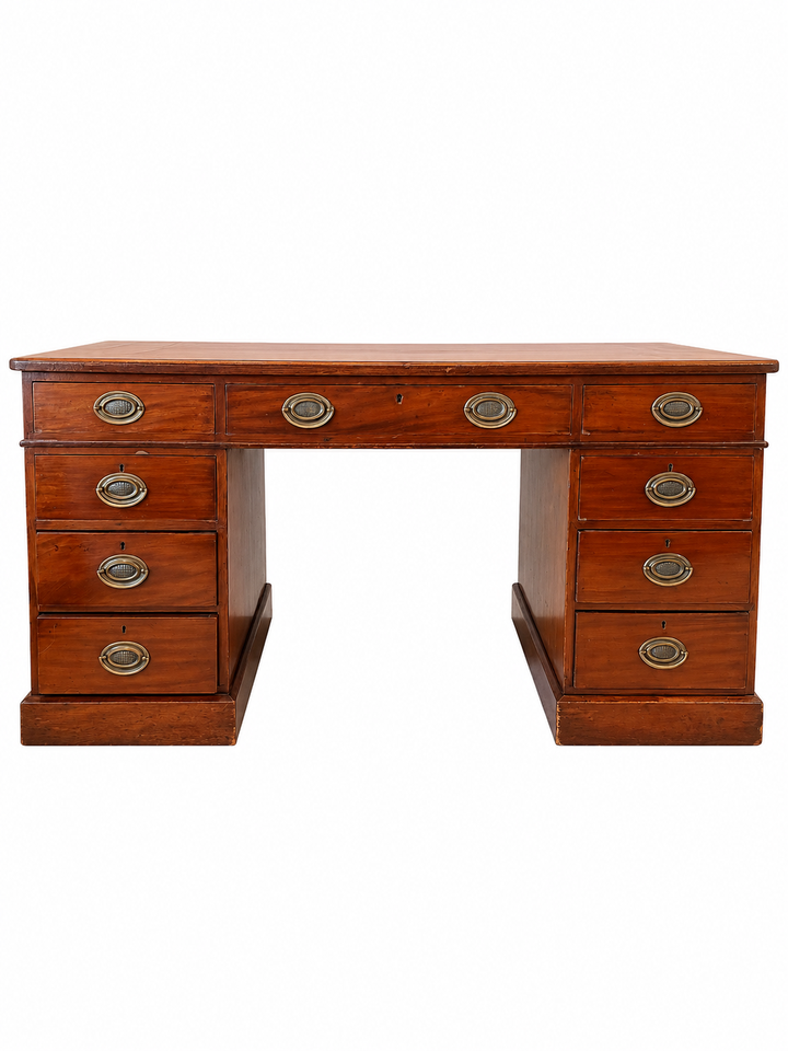 Three Piece Pedestal Desk - NASHVILLE
