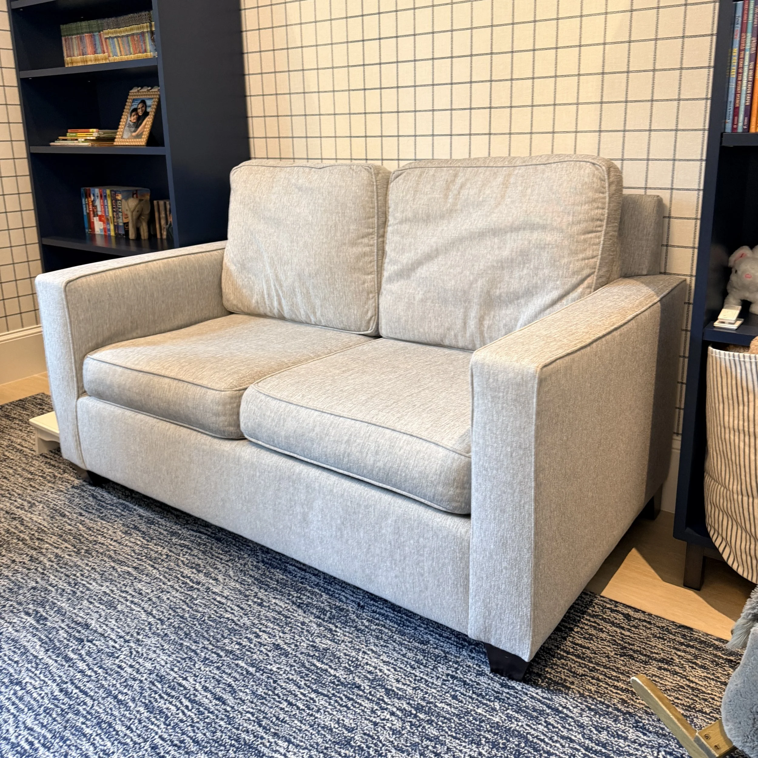 Pottery Barn Chenille Loveseat