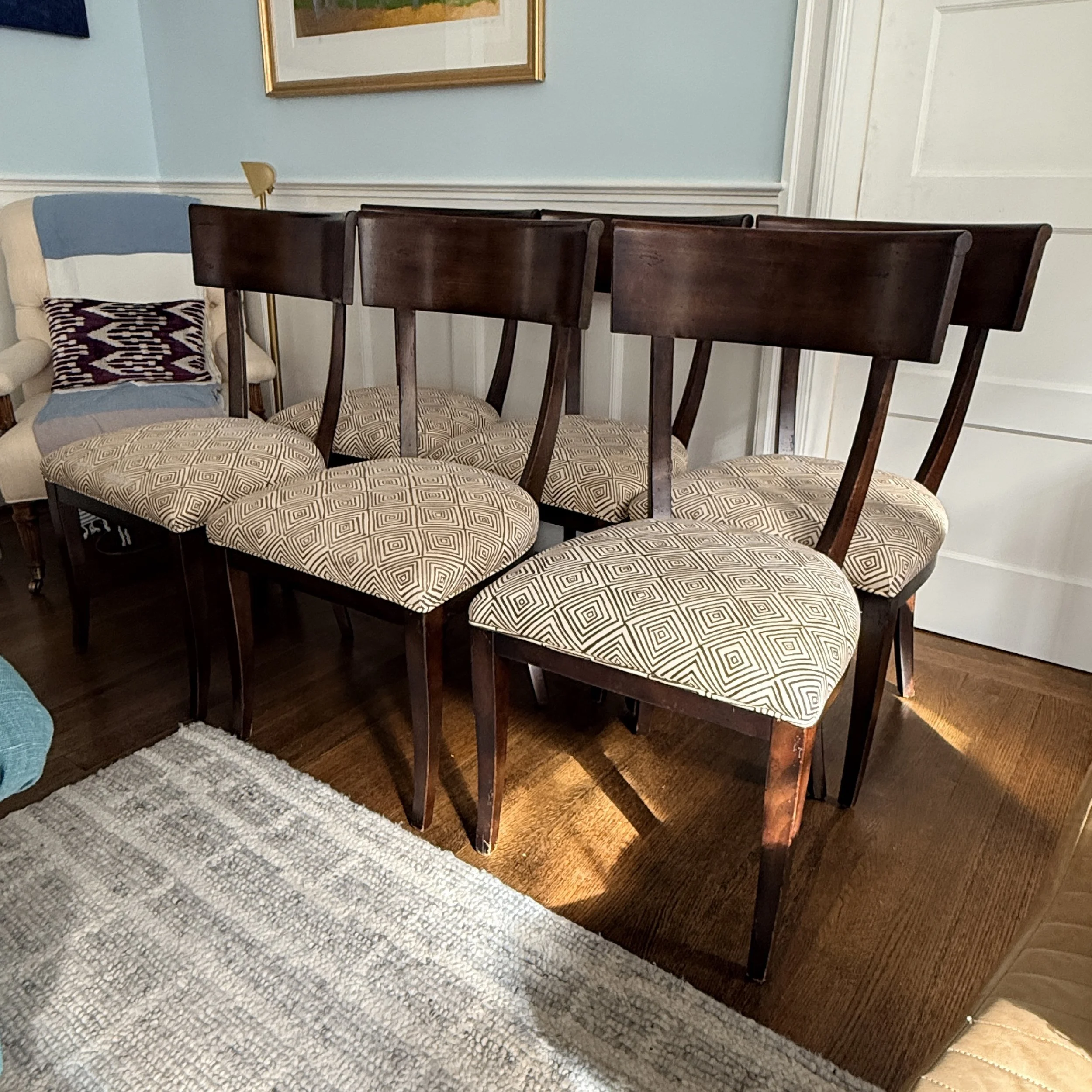 Set of Six Milling Road Dining Chairs