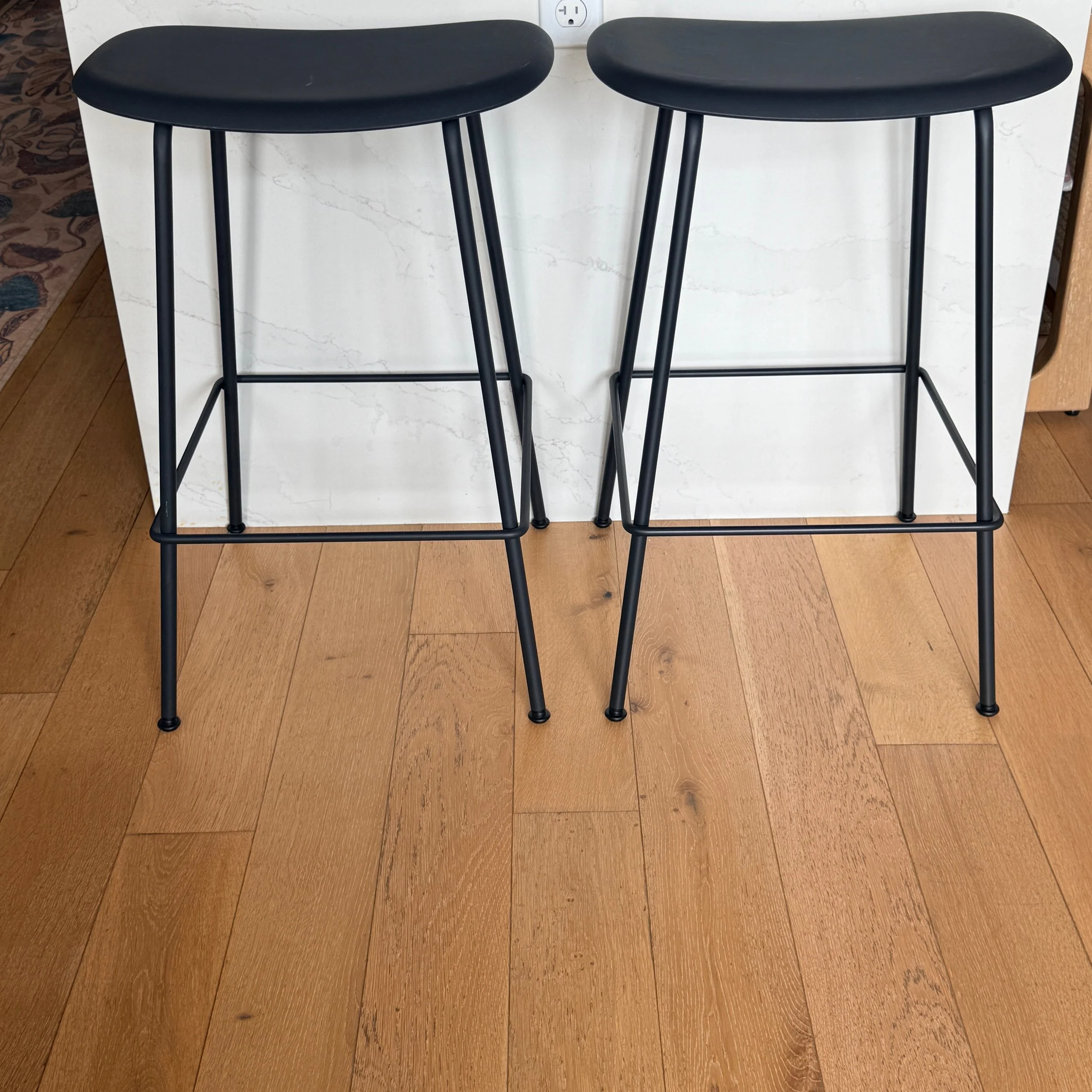 Pair Muuto Fiber Counter Stools