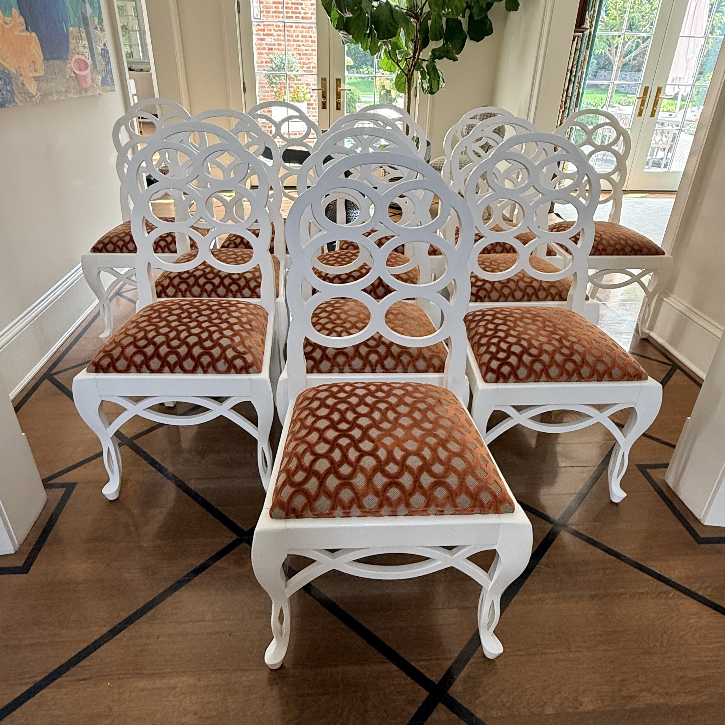 Set of 12 Villa & House Loop Dining Chairs