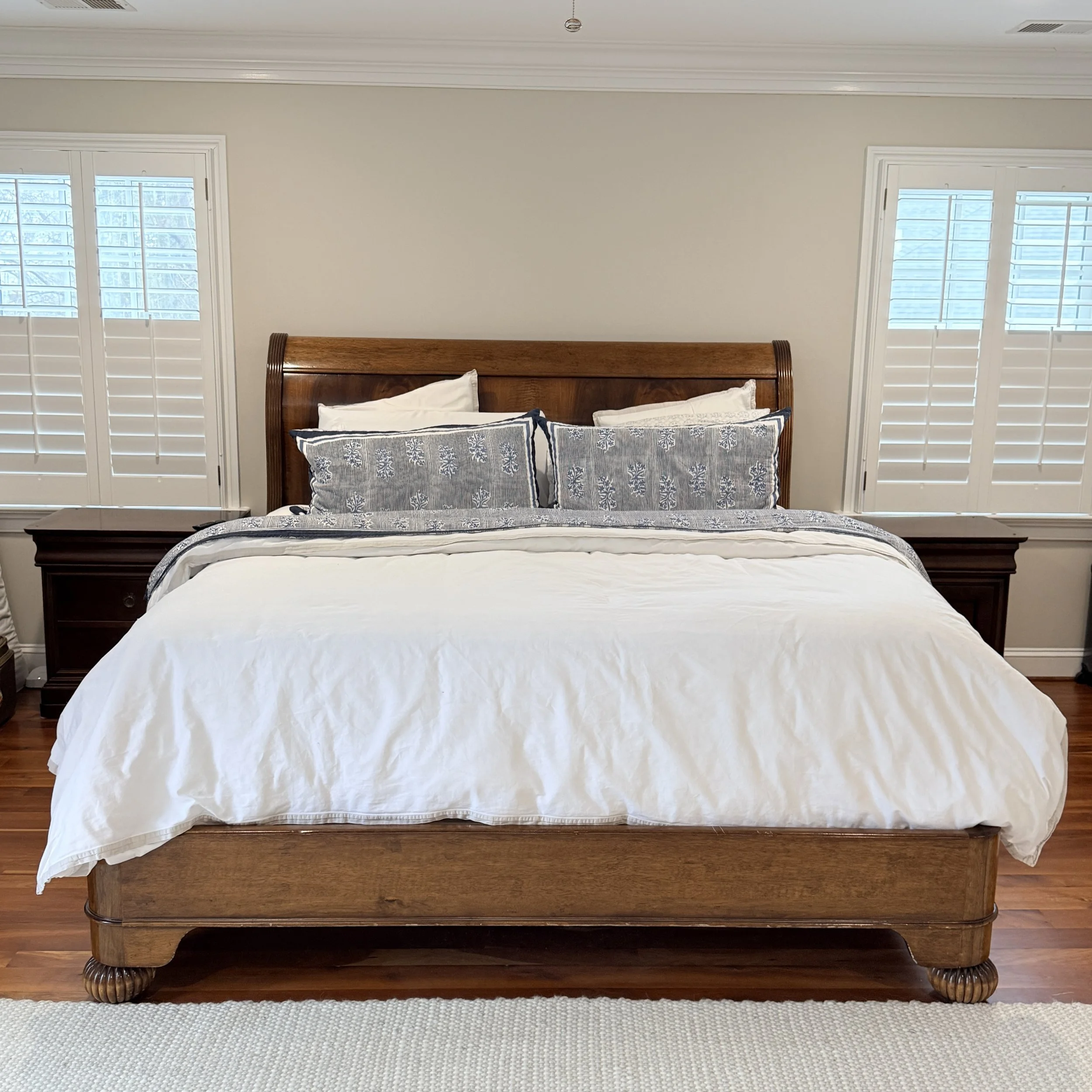 Milling Road King Italian Sleigh Bed 