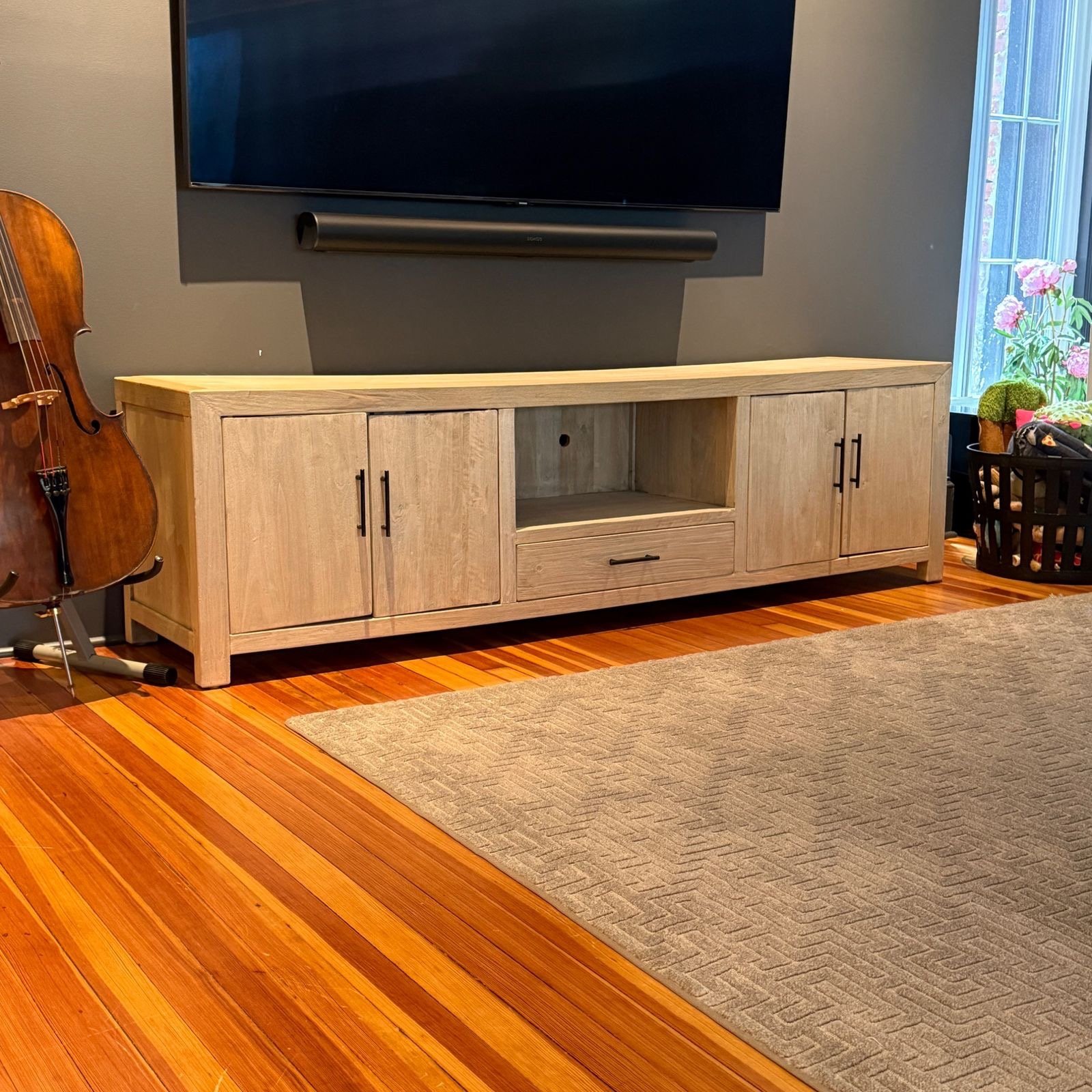 Reclaimed Elm Media Console